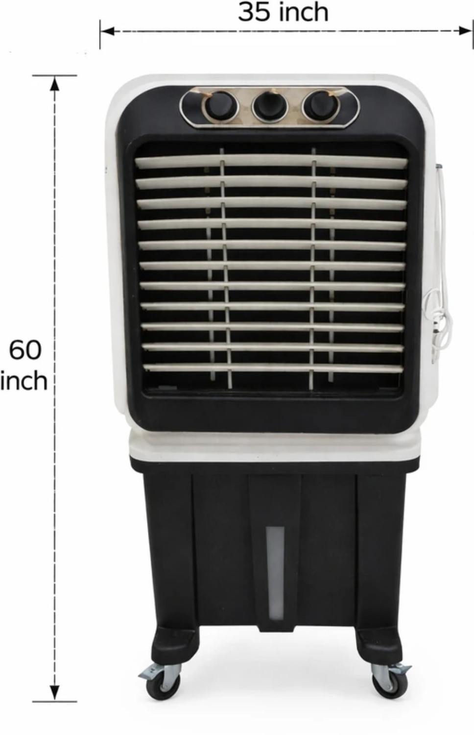 Image of Frostline 70 L Desert Air Cooler (White, Desert Air Cooler for Larger Room Big Ice Chamber High-Speed Cooling | AirC 24)