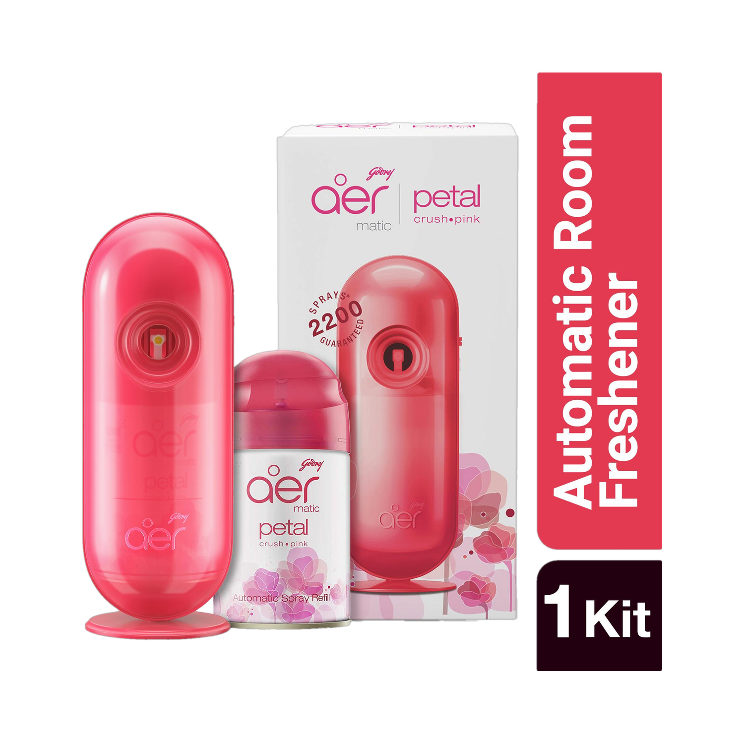 Godrej Aer Matic Petal Crush Pink Automatic Spray