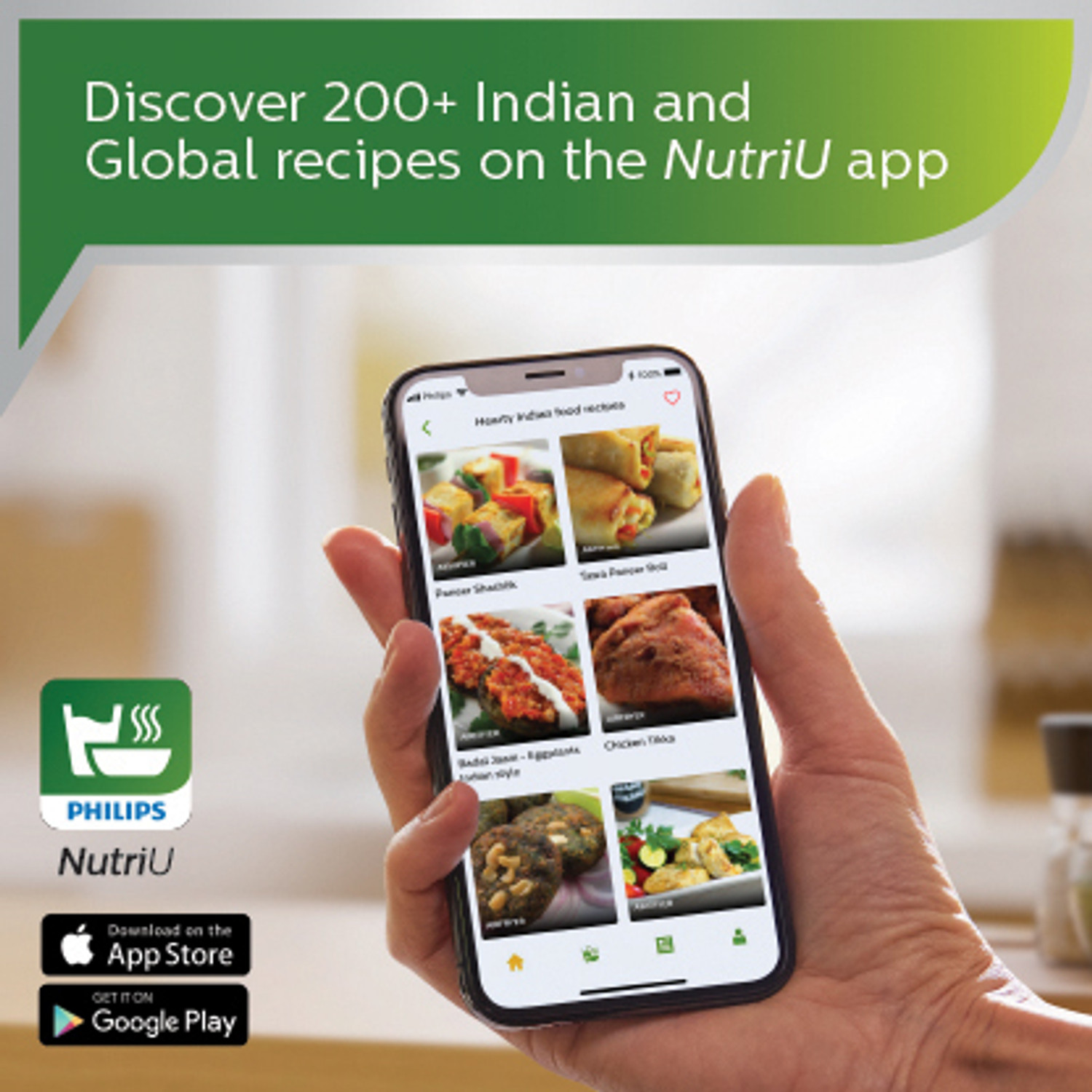 Image of PHILIPS HD9252 /90 with Touch Panel, uses up to 90% less fat, 7 Pre-set Menu, 1400W, 4.1 Ltr, with Rapid Air Technology Air Fryer