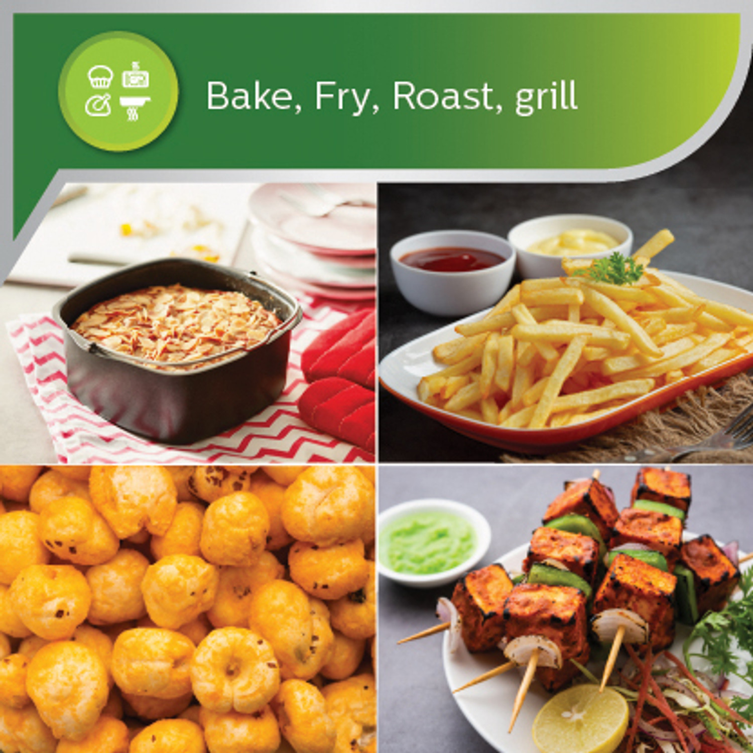 Image of PHILIPS HD9252 /90 with Touch Panel, uses up to 90% less fat, 7 Pre-set Menu, 1400W, 4.1 Ltr, with Rapid Air Technology Air Fryer