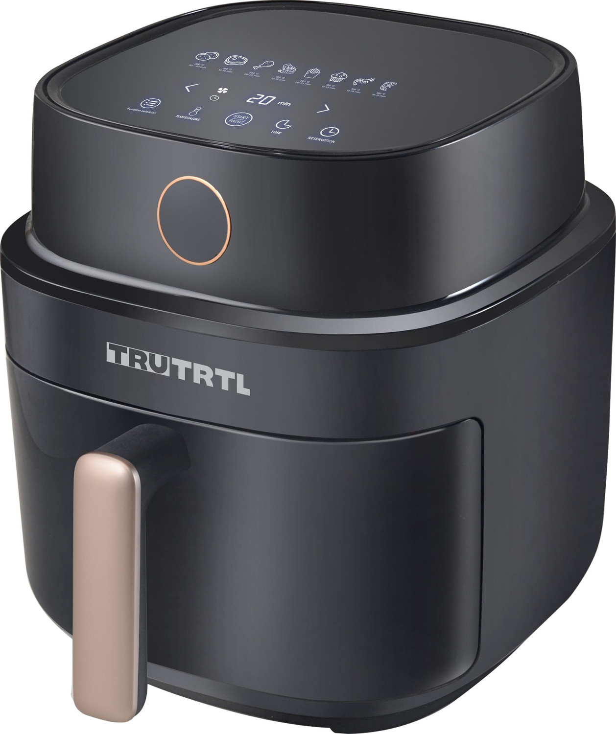 truTRTL Smart Digital Air Fryer 4.5L – 1400W, 1yr Warranty