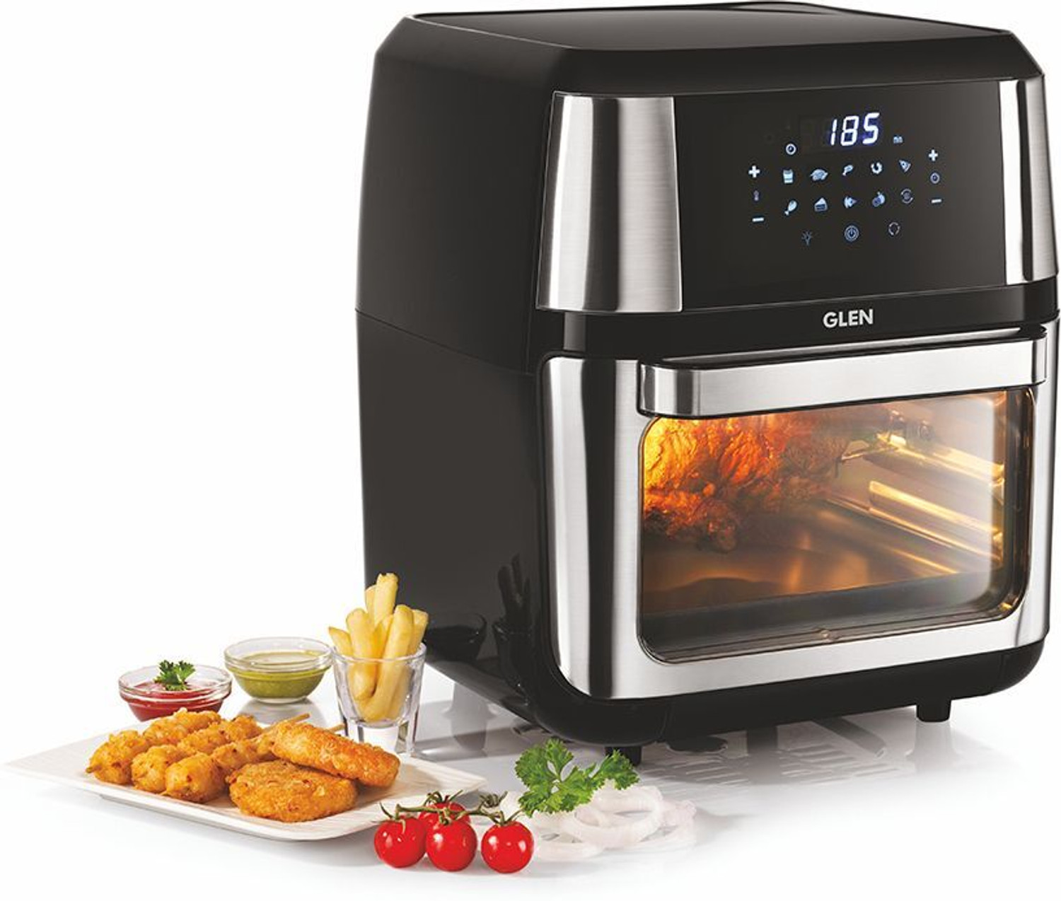 Glen SA3046 Family Rotisserie Oven, 1800W, 10 Preset Menu, Electric To