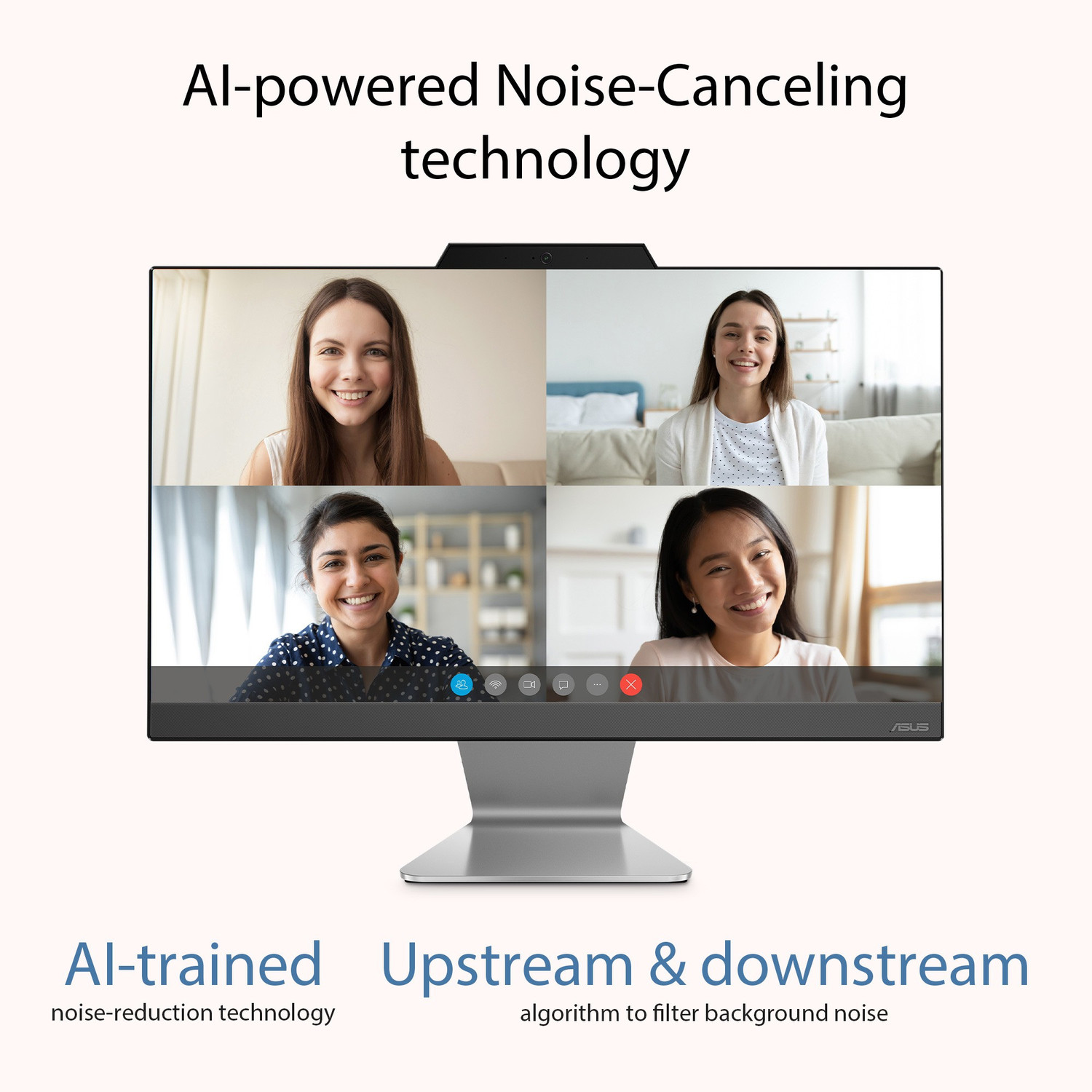 Image of ASUS AiO A3 Series All in One Desktop, Intel 12th Gen Core i3 (8 GB DDR4 /512 GB SSD /Windows 11 Home /21.45 Inch Screen /A3202WBAK-BA023WS|A3202WBAK-BA004WS) with MS Office