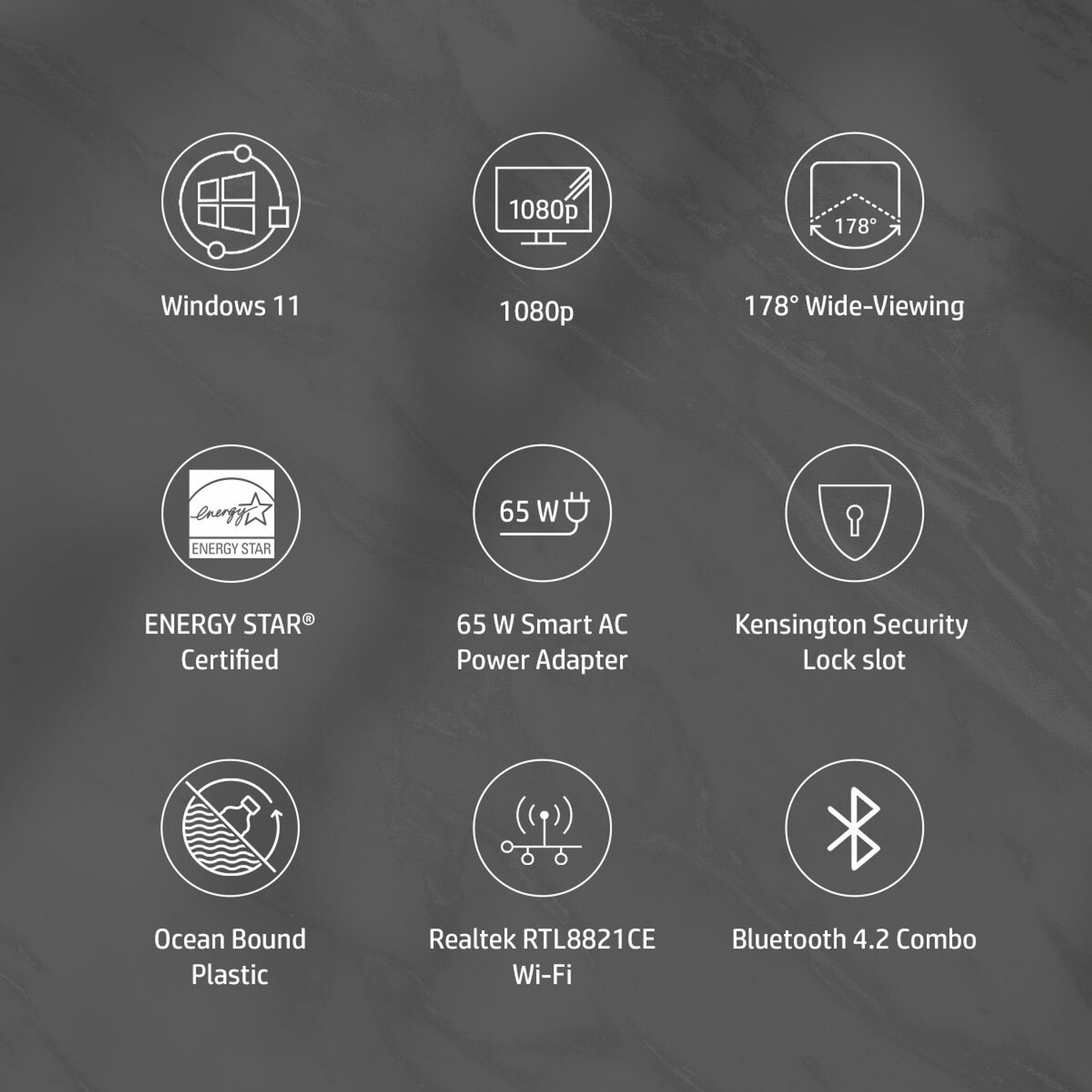 HP AllinOne Core i3 (8 GB DDR4 /512 GB SSD /Windows 11 Home /Intel UHD Graphics /23.8 Inch