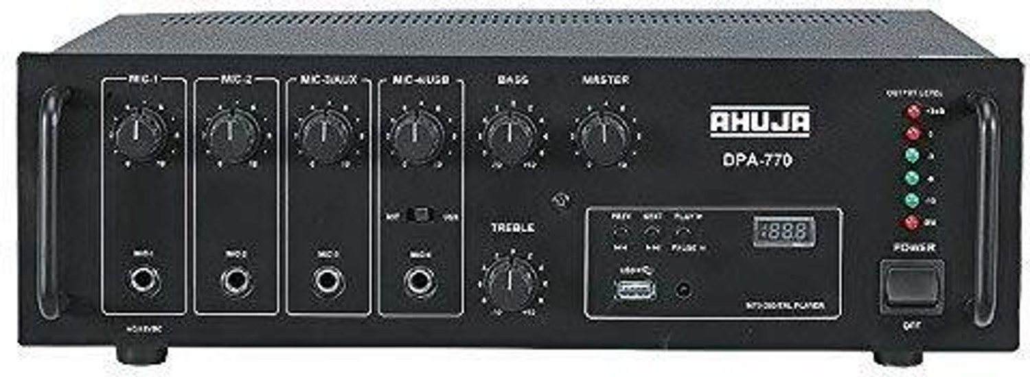 Ahuja DPA 770M with Bluetooth & USB option 75 W AV Power Amplifier