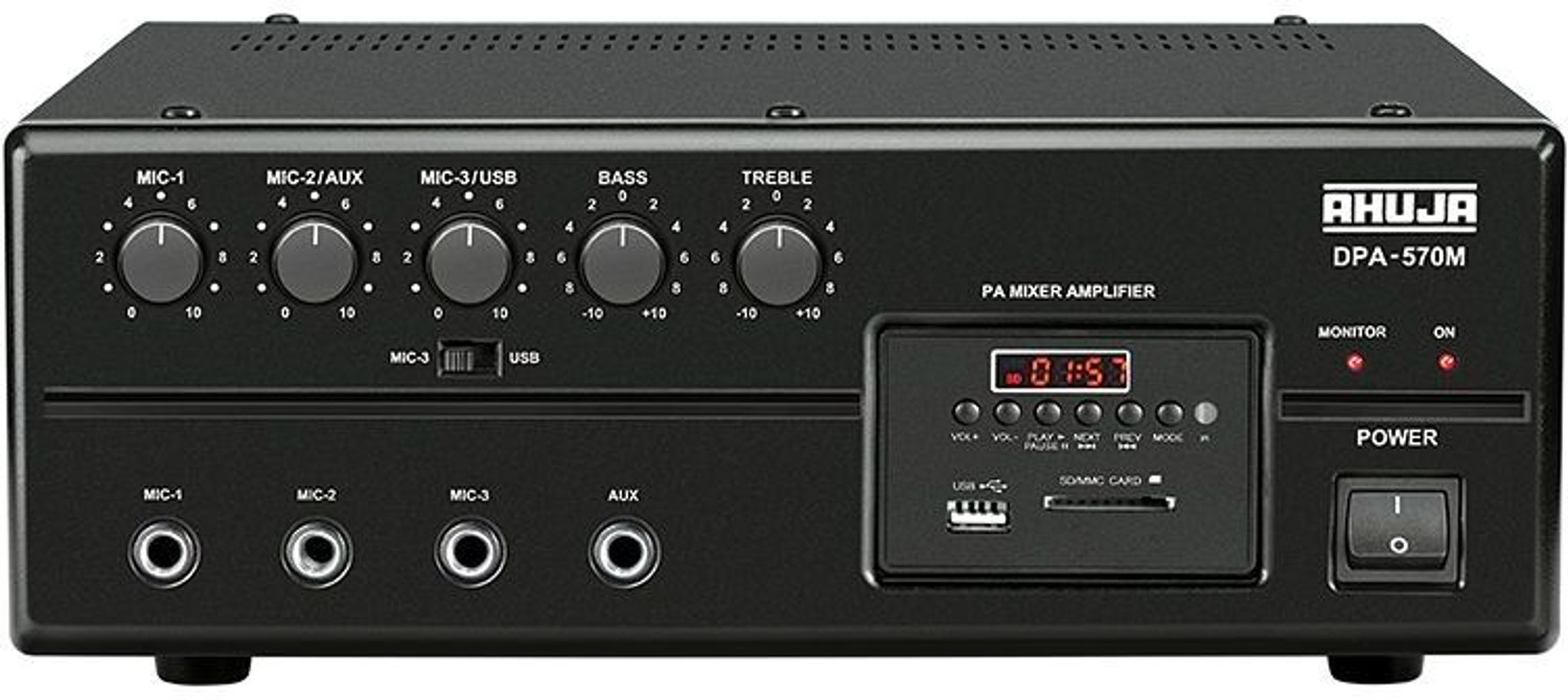 Ahuja DPA 570M with Bluetooth&USB 50 W AV Power Amplifier