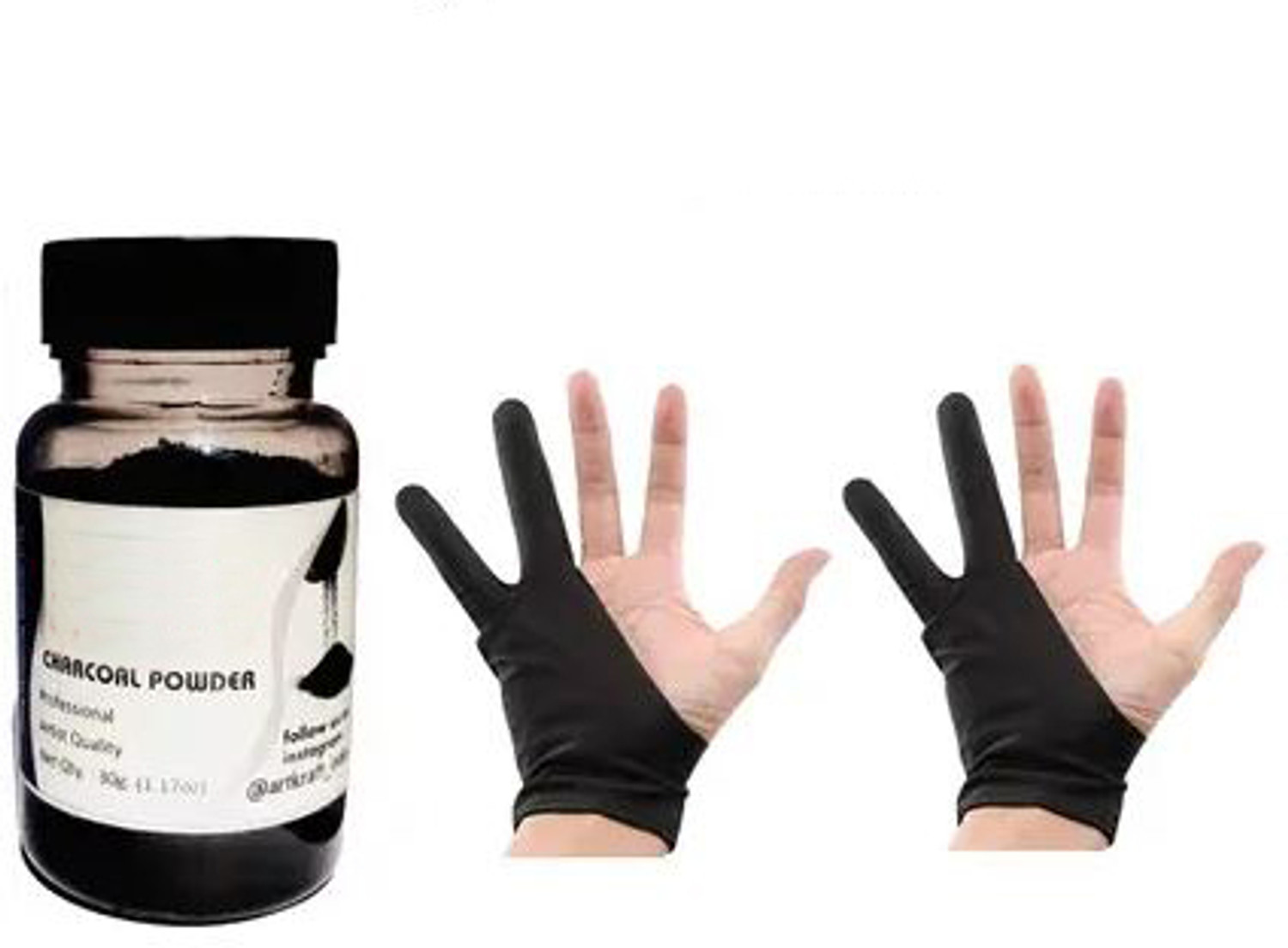 Image of mixale Drawing Charcoal Pencil N Charcoal Powder & Pencil Extender A36 Combo Art Set