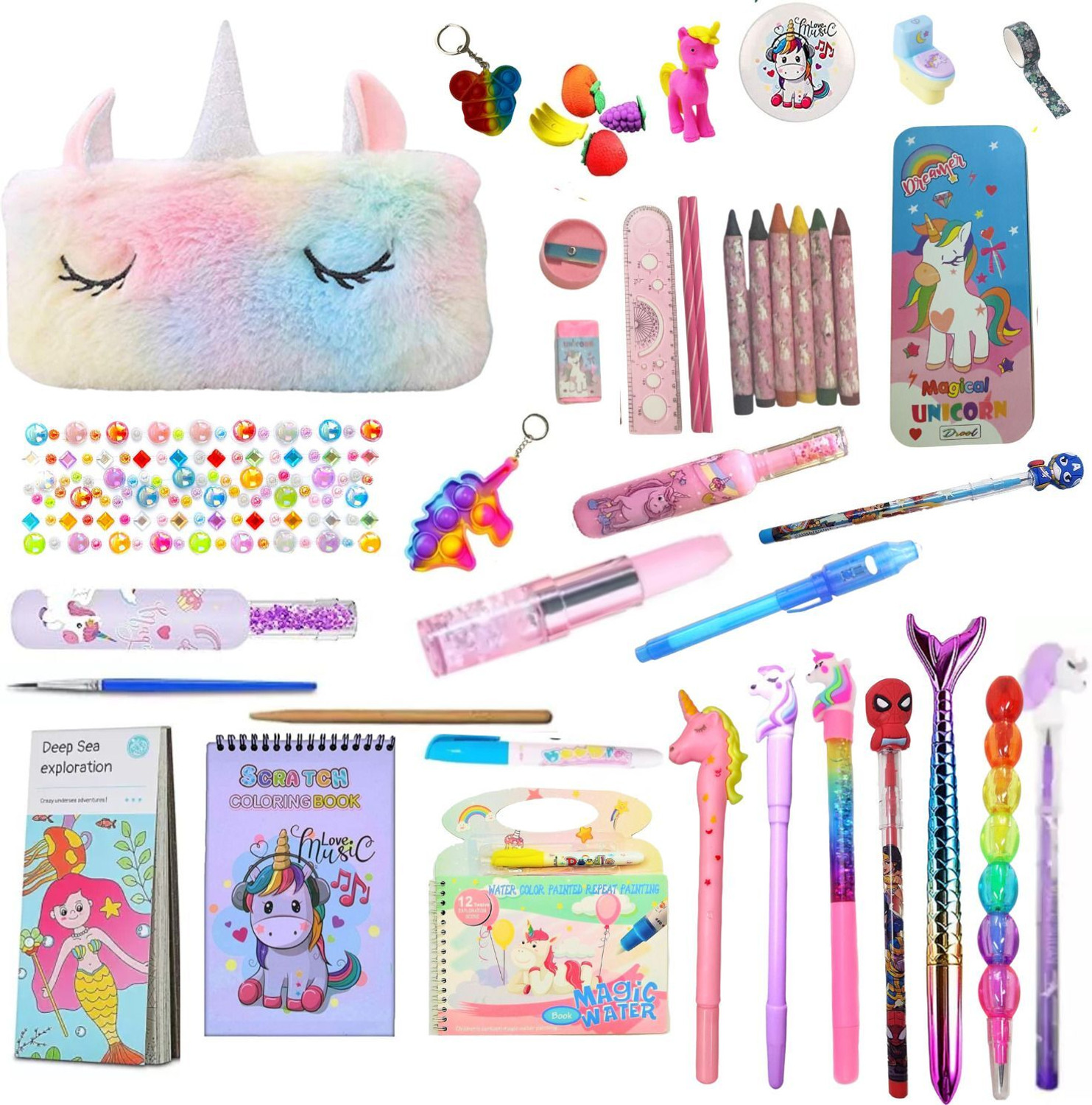 Urban Festivities Unicorn Stationery Set for Girls Birthday Return Gif