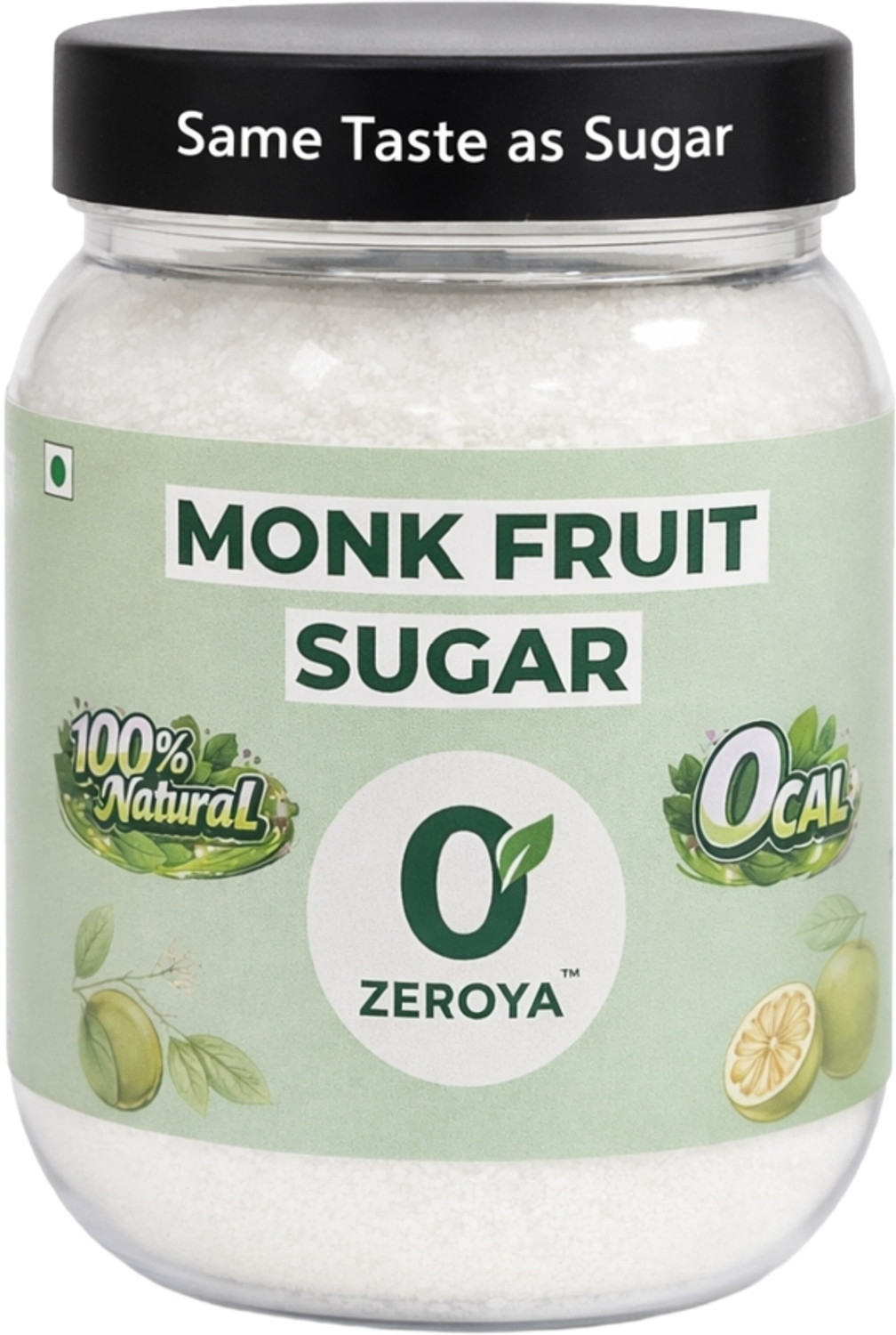 Image of Homeda Monk Fruit Sweetener Organic with Erythritol Powder 1:1 Sugar Sweetner Diabetes Sweetener (360 g)