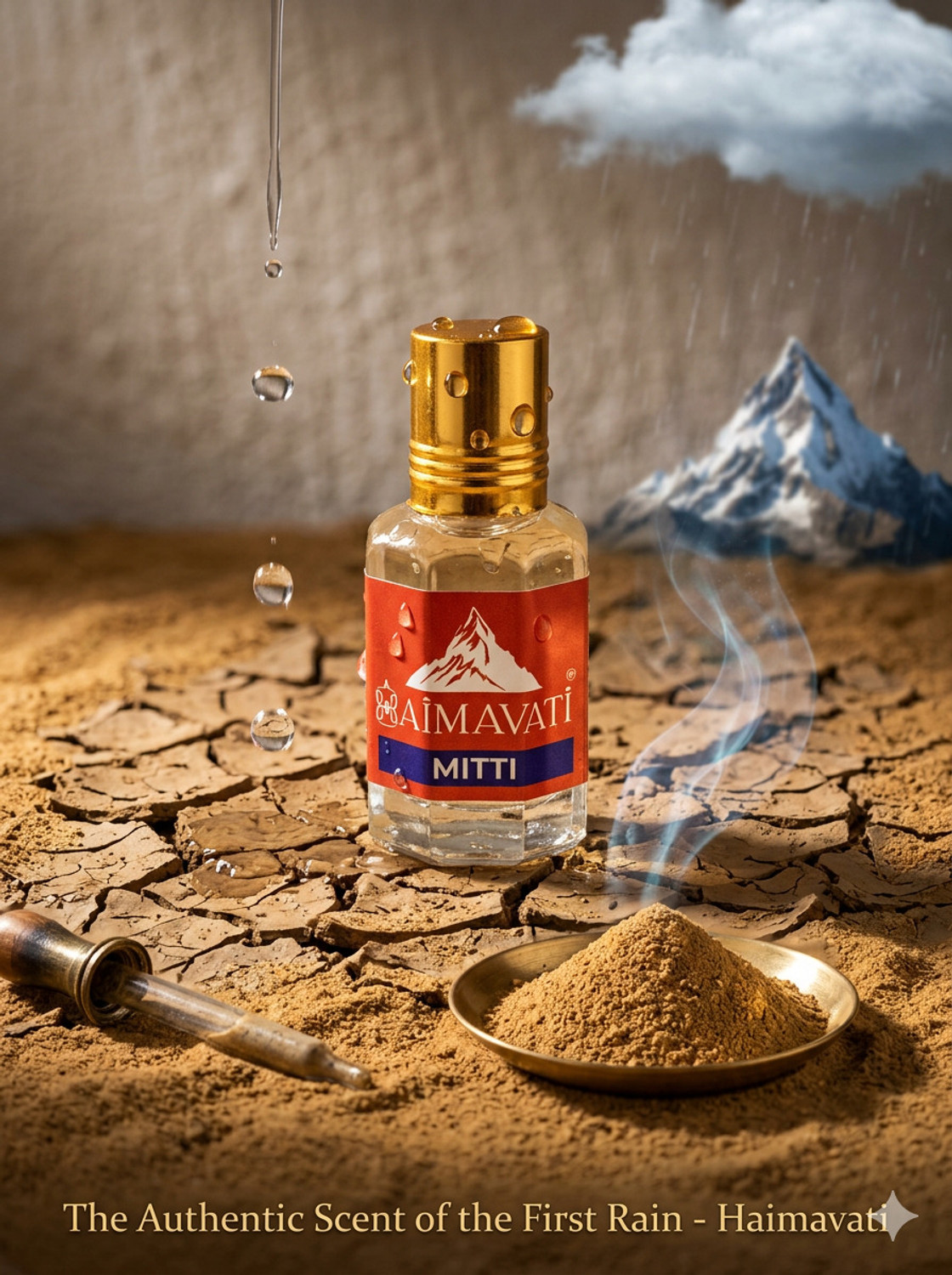 Image of The Rupawat perfumery house Mitti Di Khusboo 6ml Roll on Attar Perfume for Men & Women Long-Lasting Floral Attar (Mitti)