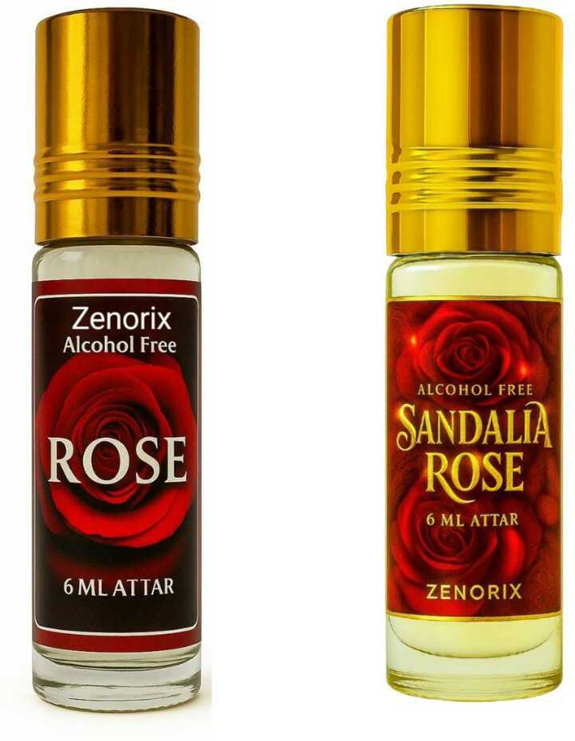 Image of Zenorix Jannatul Firdaus And Kasturi Long Lasting Attar Perfume Combo Floral Attar (Kasturi, Jannat ul Firdaus)