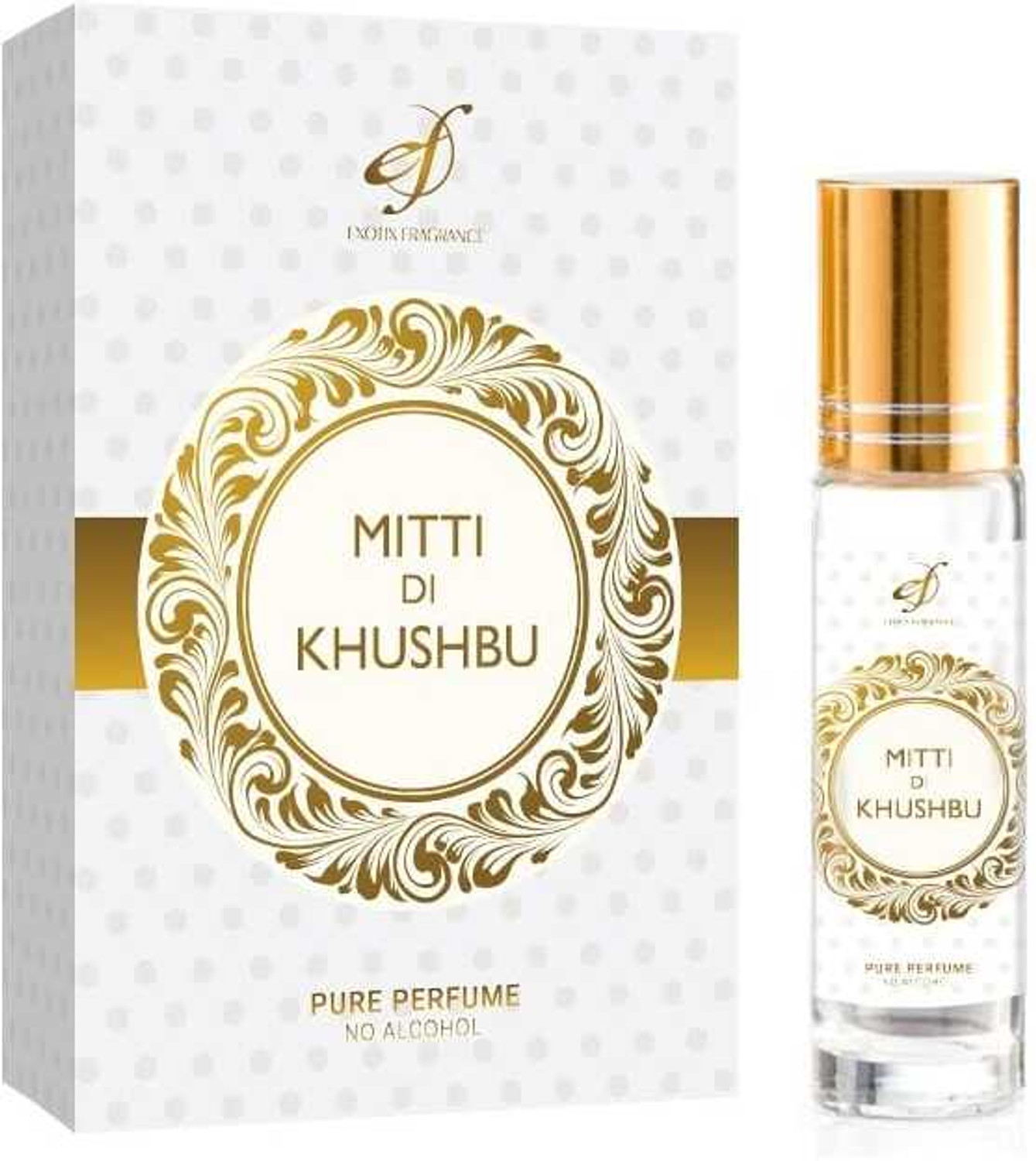 Image of The Rupawat perfumery house Mitti Di Khusboo 6ml Roll on Attar Perfume for Men & Women Long-Lasting Floral Attar (Mitti)