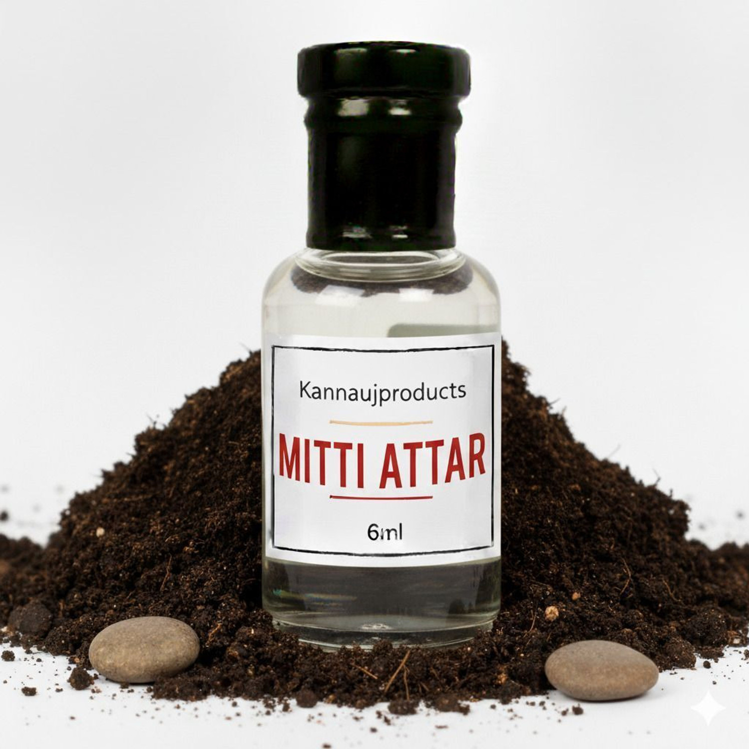 Image of The Rupawat perfumery house Mitti Di Khusboo 6ml Roll on Attar Perfume for Men & Women Long-Lasting Floral Attar (Mitti)
