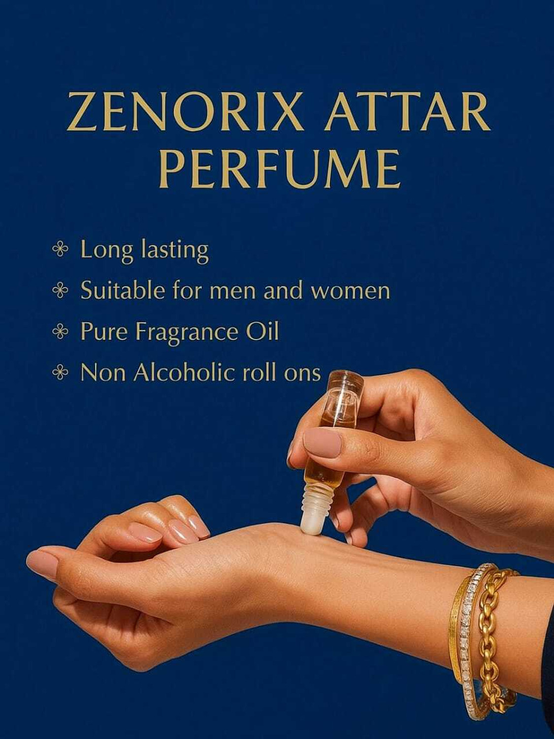 Image of Zenorix Jannatul Firdaus And Kasturi Long Lasting Attar Perfume Combo Floral Attar (Kasturi, Jannat ul Firdaus)