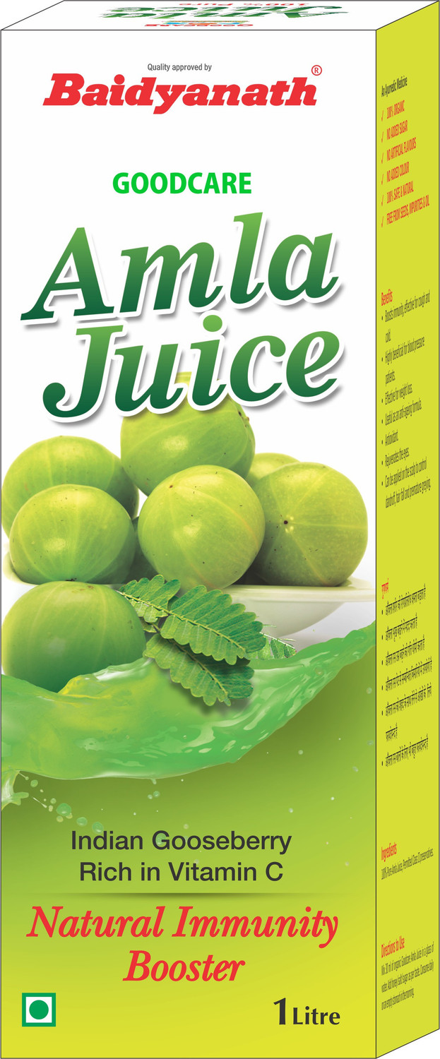 Image of Baidyanath Amla juice 1L | For healthy skin & hair growth | 100% Cold Pressed