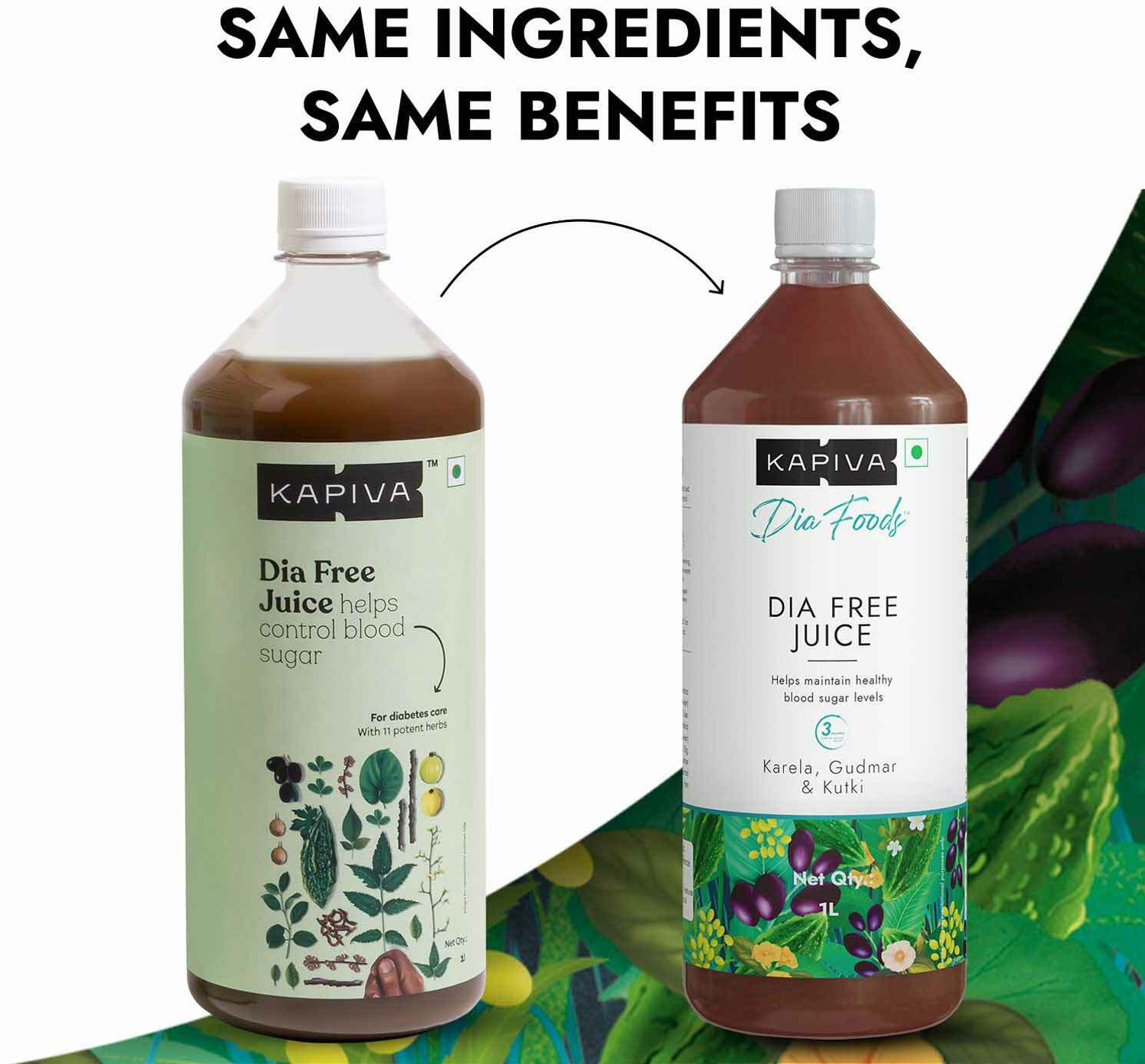 Image of Kapiva Dia Free Juice - helps maintain /suppots heathy sugar levels