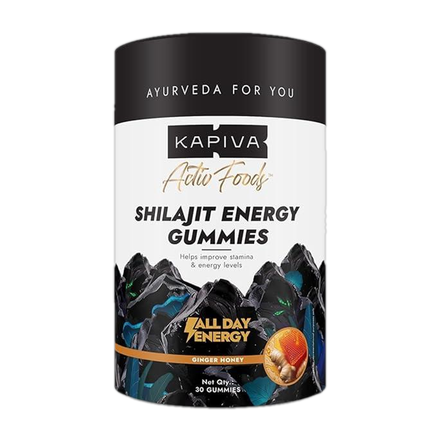 Kapiva Activ Foods Shilajit Energy Gummies - 30N