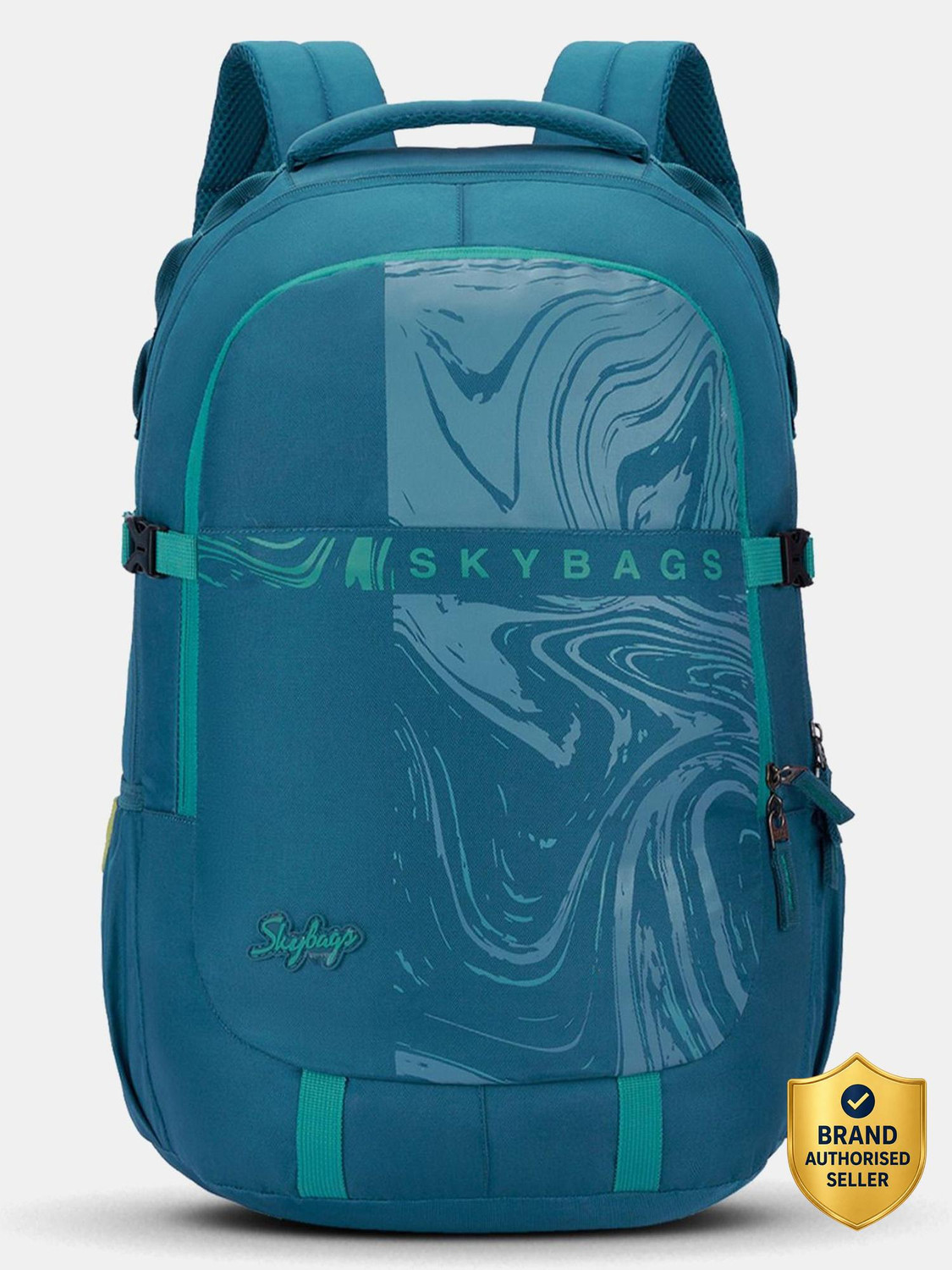 SKYBAGS Vesper 40L Laptop Backpack with Rain Cover - Teal 40 L Laptop Backpack