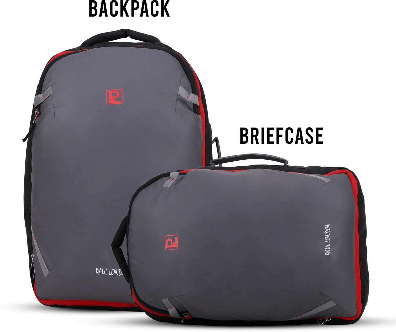 Image of Paul London Large 45 L Laptop Backpack Sonic (Grey)