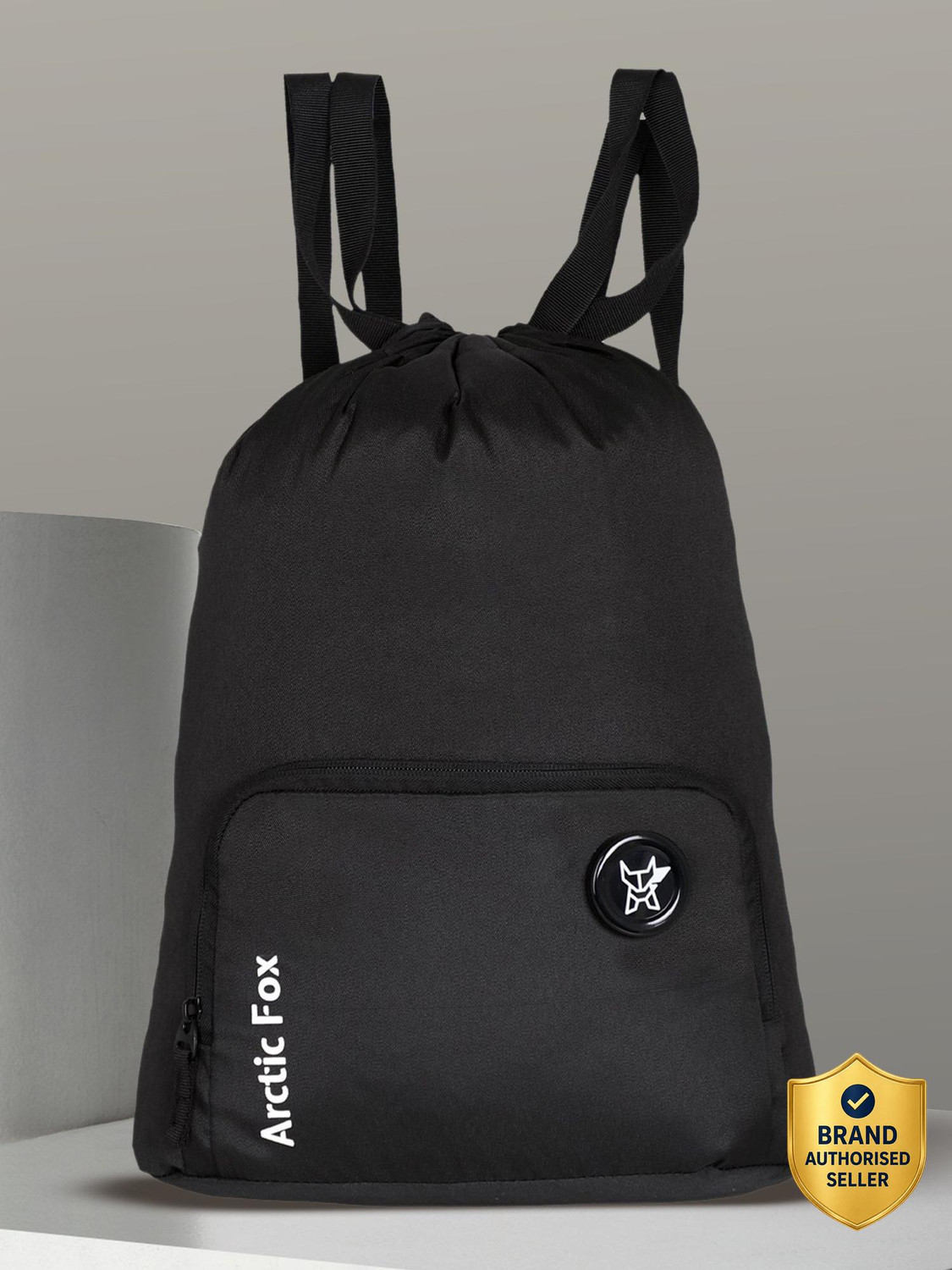 Small 15 L Backpack Black Drawstring Bag  (Black)