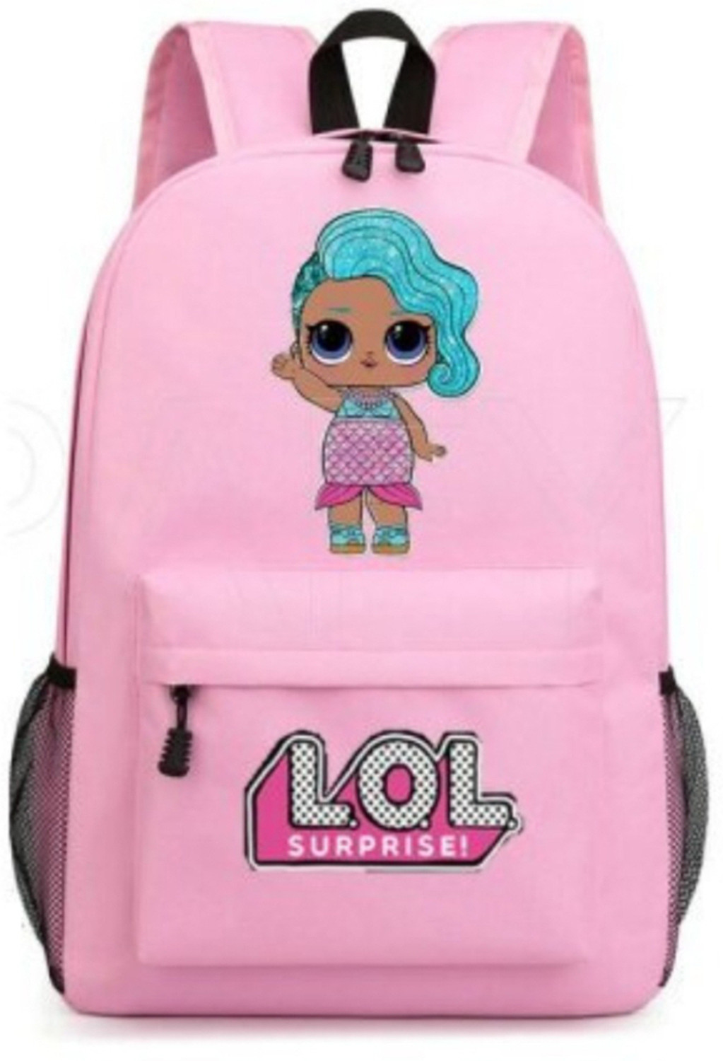 Image of khatushyam collection Medium 30 L Laptop Backpack SMILE-PRINT-1PC 10 10 11 (Pink)