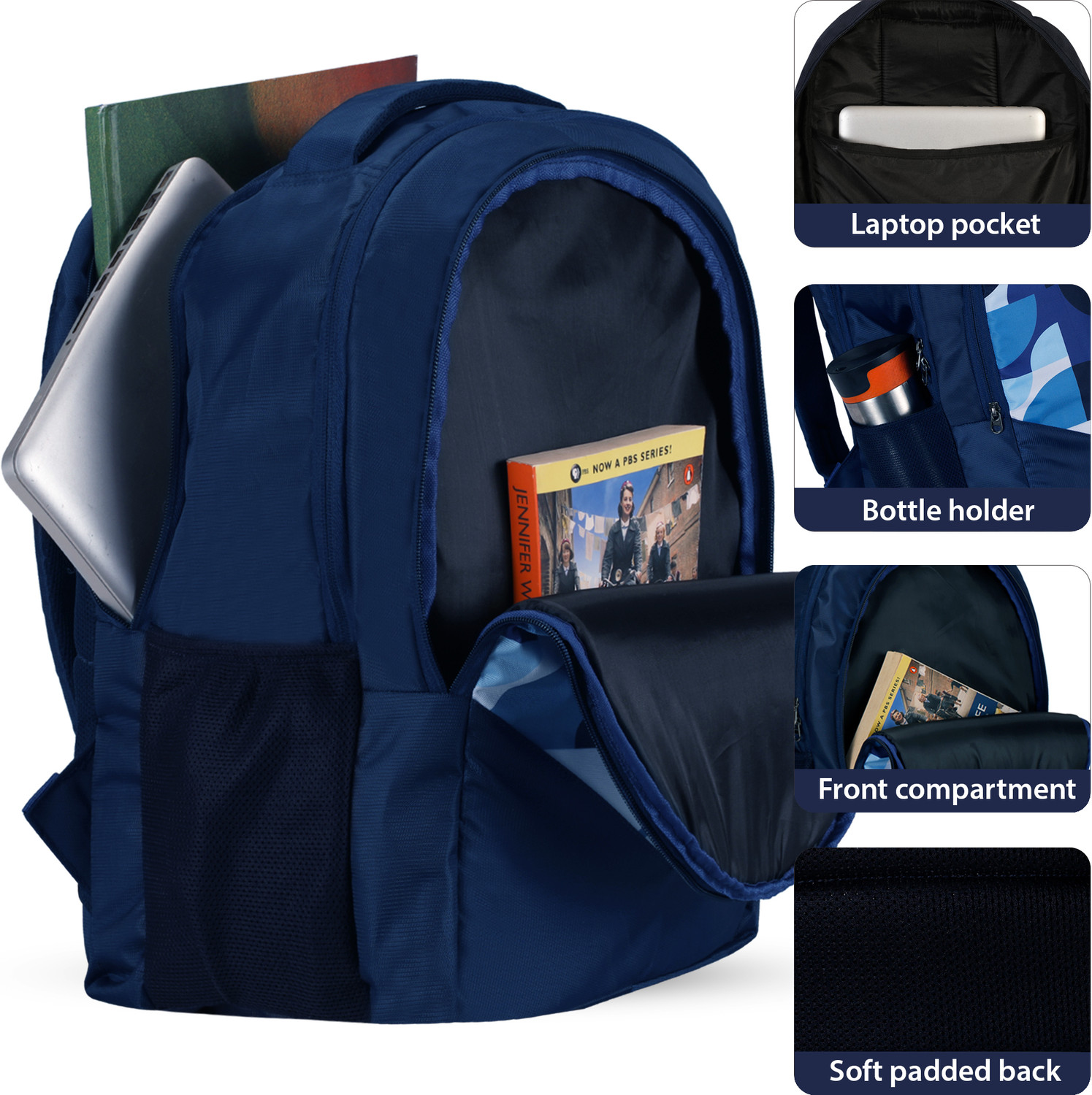 Image of WROGN Laptop backpack spacy unisex backpack fits upto 16 Inches /college bag /school bag 35 L Laptop Backpack