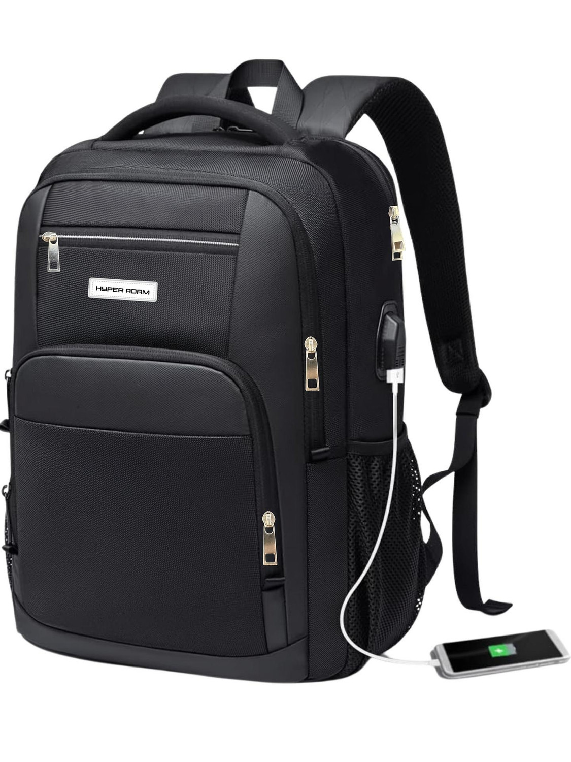 Image of 4ABAGS Medium 24 L Laptop Backpack Backpack For Men (Black)