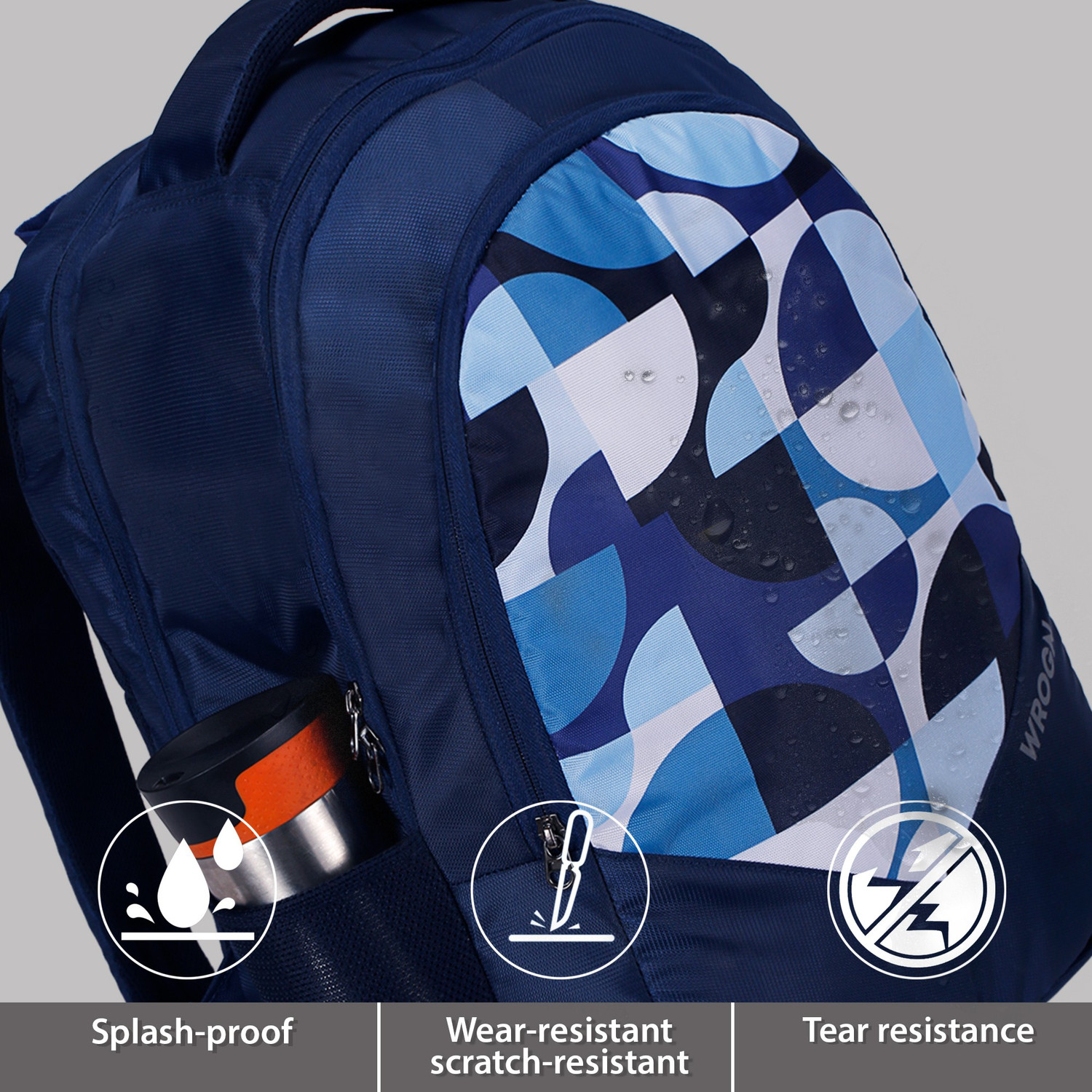 Image of WROGN Laptop backpack spacy unisex backpack fits upto 16 Inches /college bag /school bag 35 L Laptop Backpack