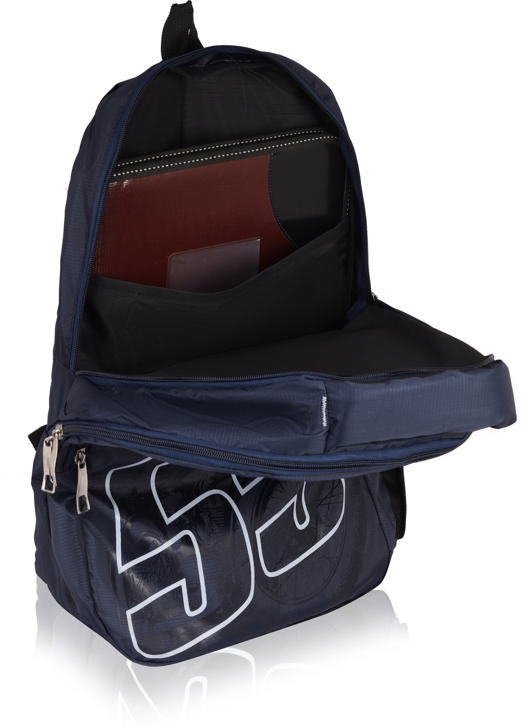 Image of SEE-CRAFT Large 33 L Laptop Backpack 55 inch Graphic Navy Blue Backpack for School /College /Travel (Blue)