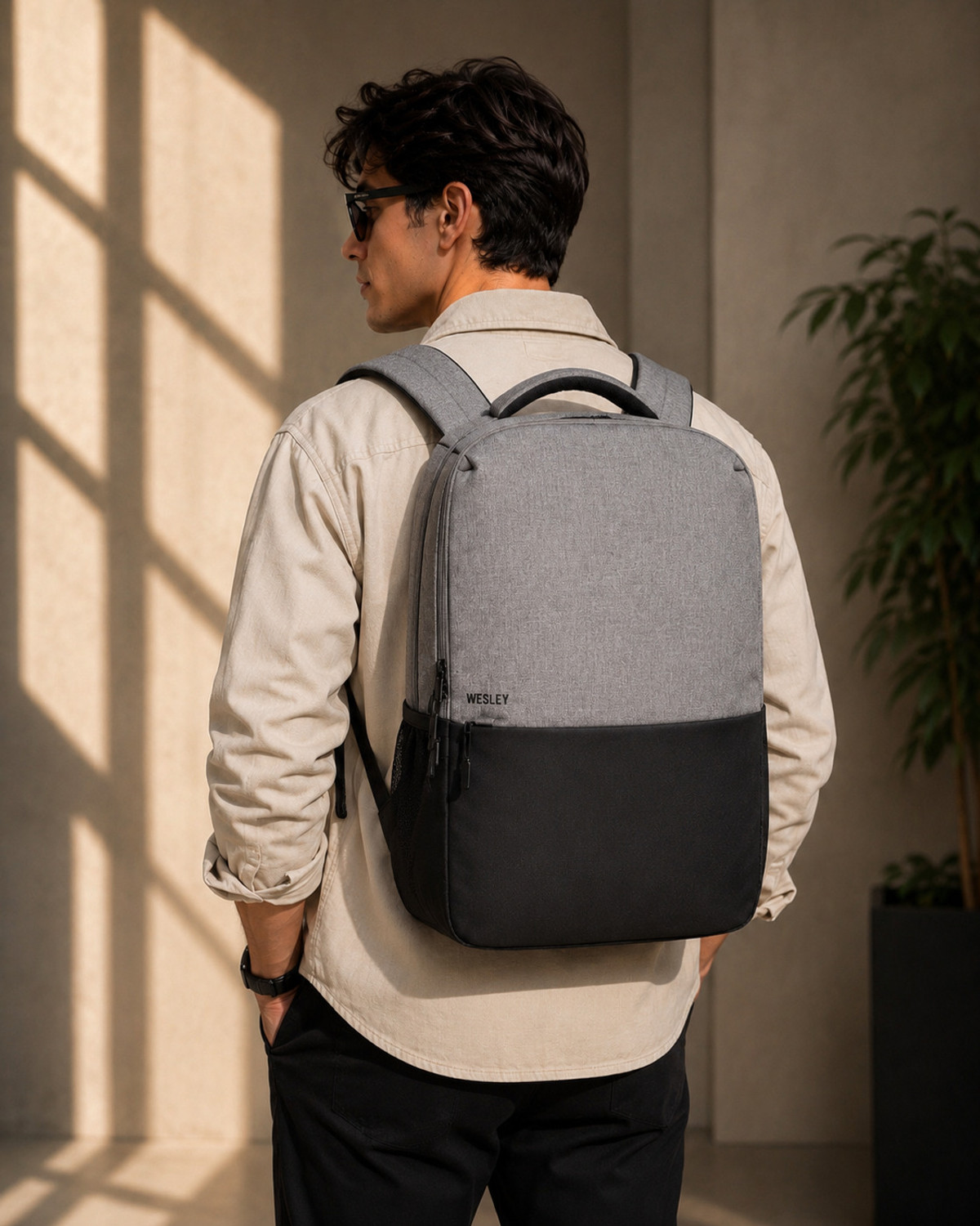 16 inch Laptop Backpack  (Grey)