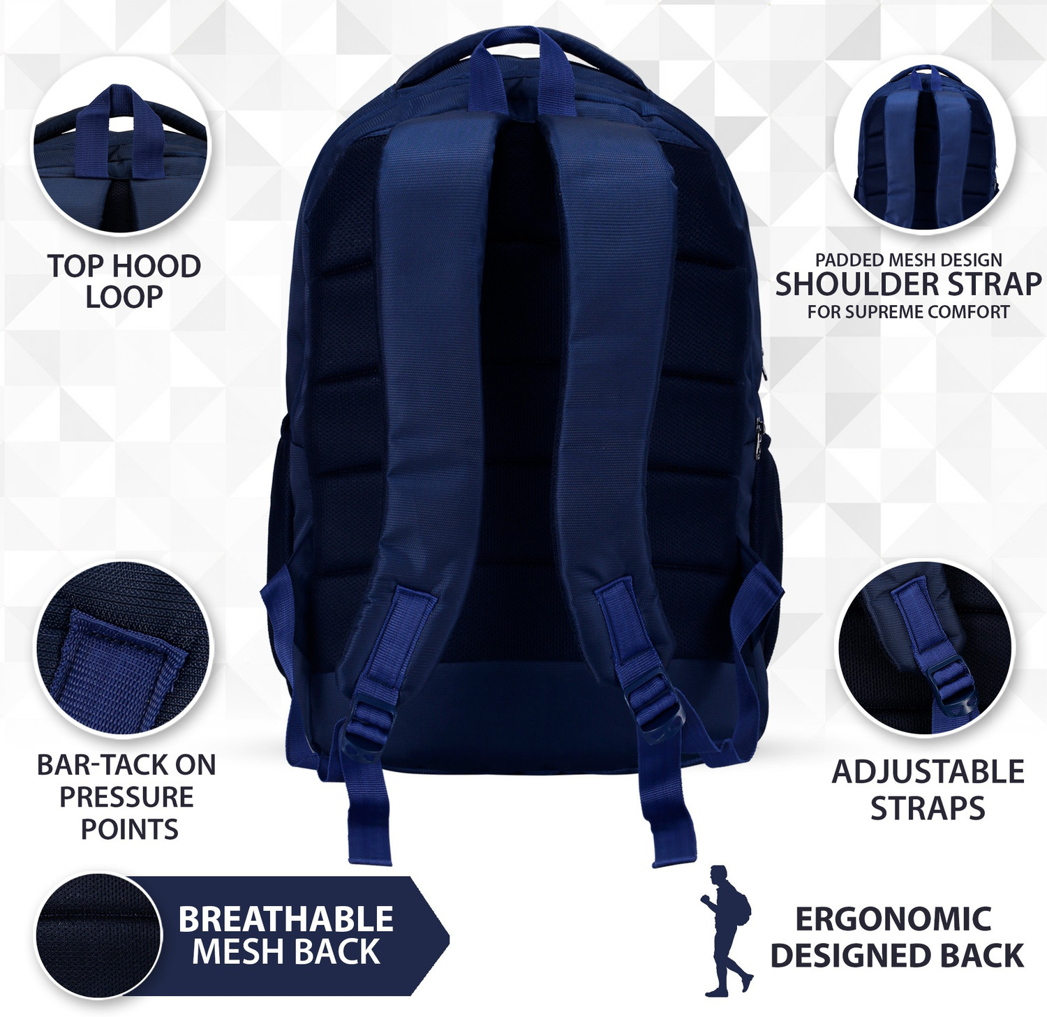 Image of WROGN Laptop backpack spacy unisex backpack fits upto 16 Inches /college bag /school bag 35 L Laptop Backpack