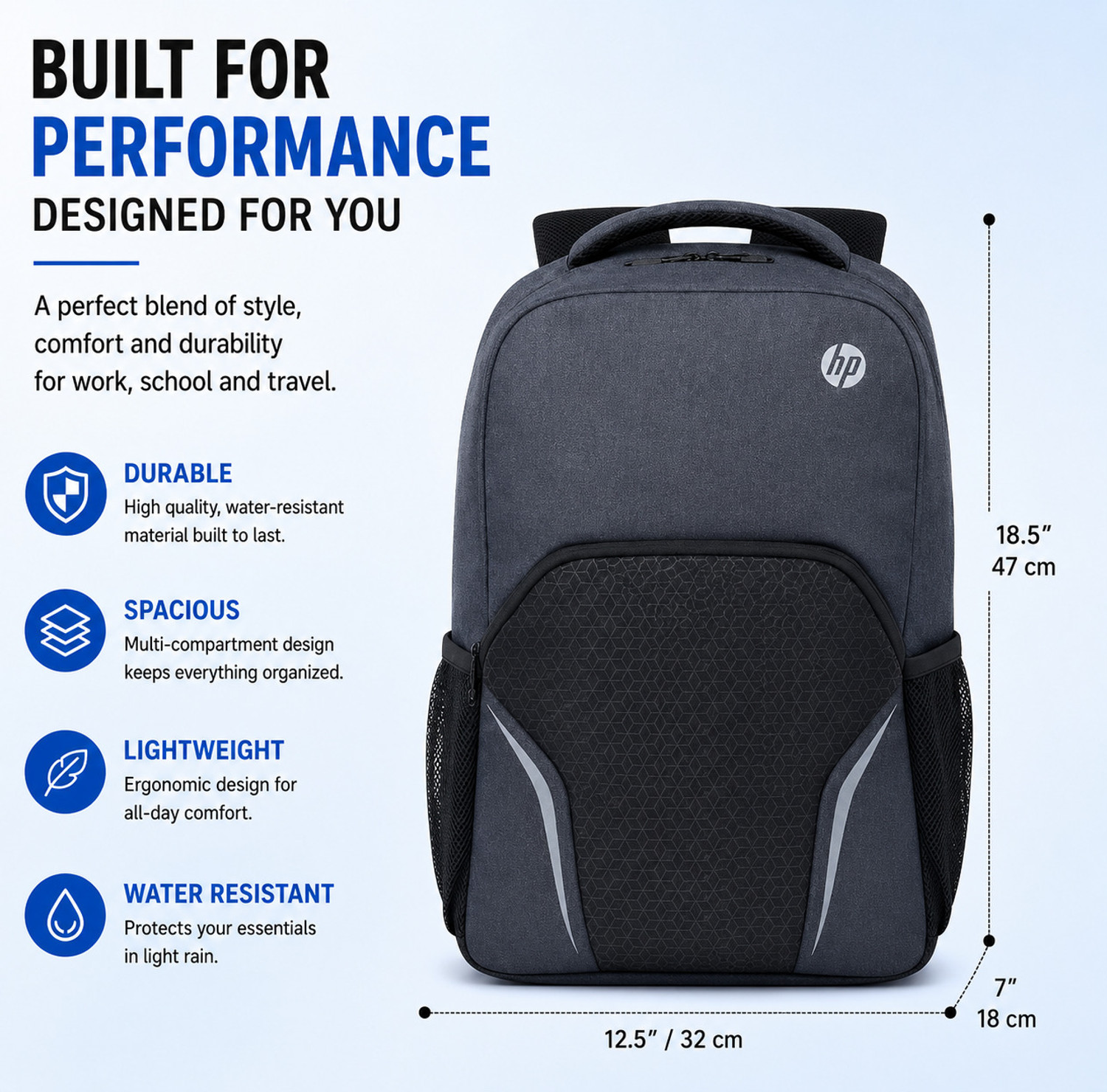 Image of AMERICAN TOURISTER Medium 28 L Laptop Backpack DODGE 03 BLUE 2017 (Blue)