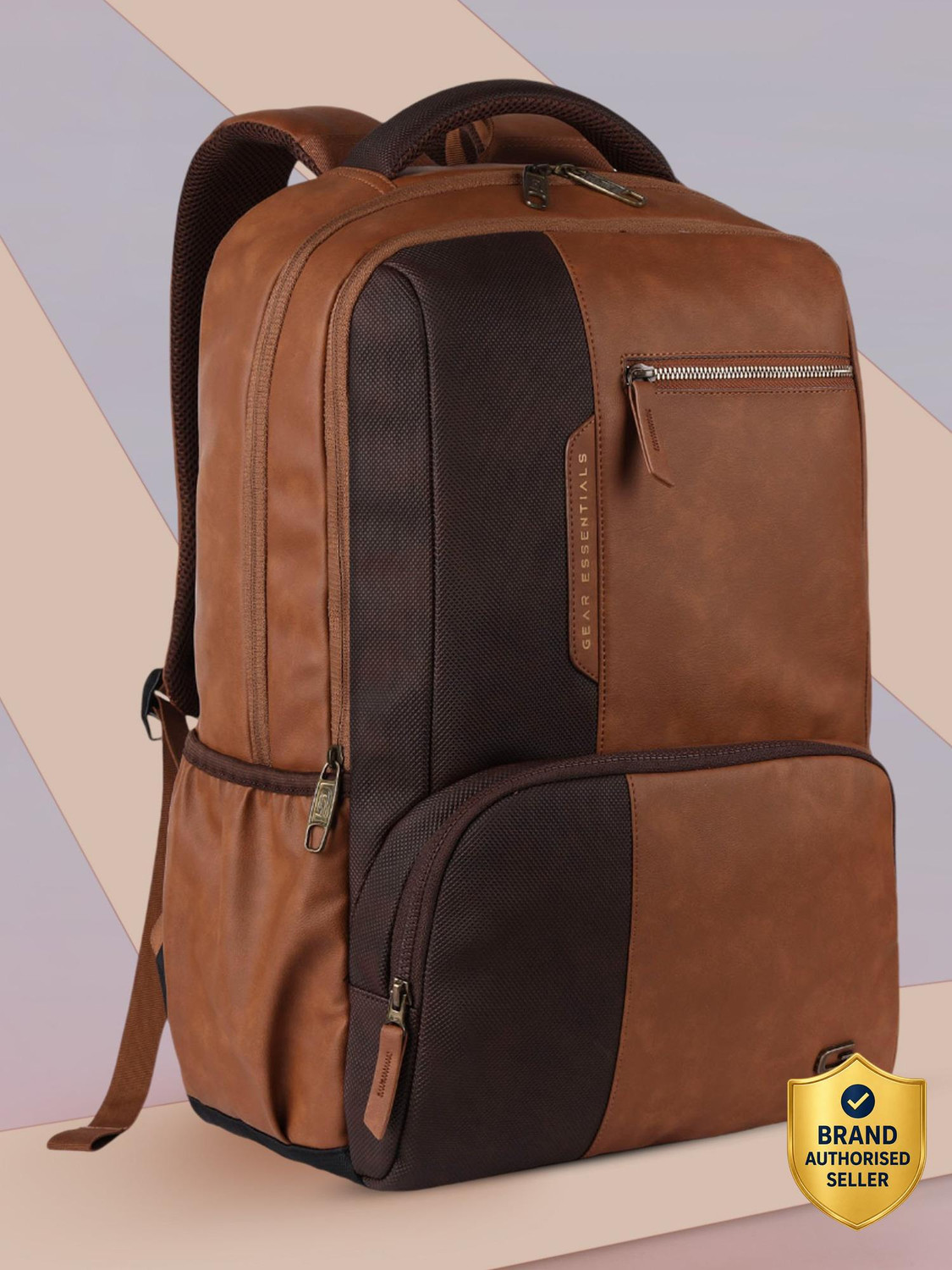Gear Vintage 2 Anti Theft Faux Leather 31 L Laptop Backpack