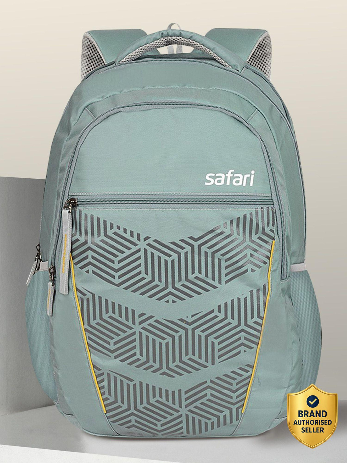 Large 35 L Laptop Backpack Tribal  (Grey)