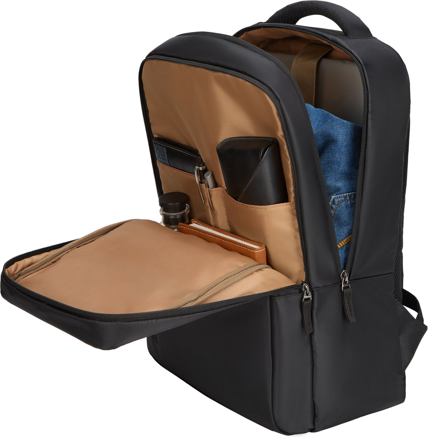 Image of 4ABAGS Medium 24 L Laptop Backpack Backpack For Men (Black)