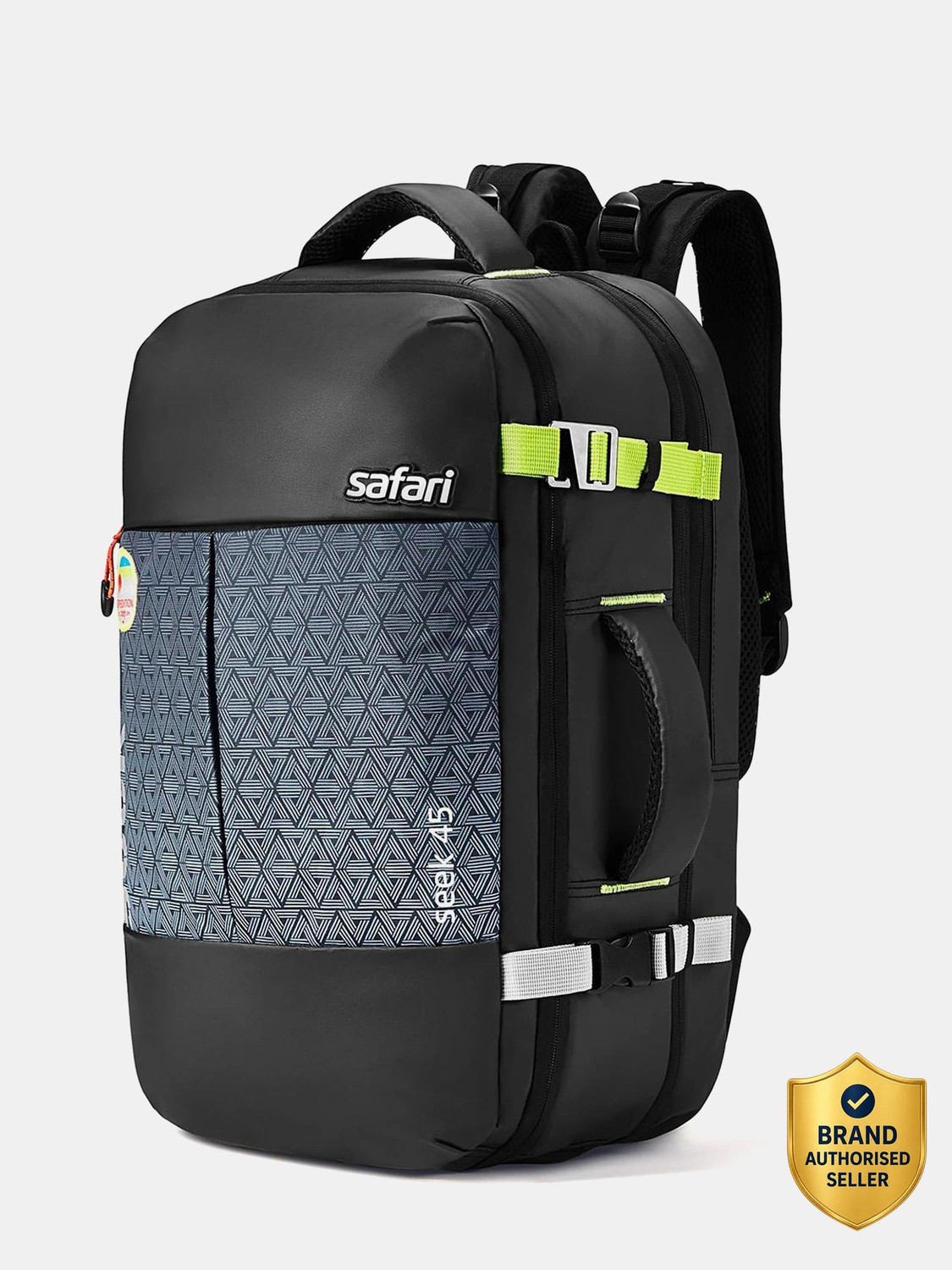 SAFARI SEEK 45L 21 OB BLK 45.792 L Large Laptop Backpack
