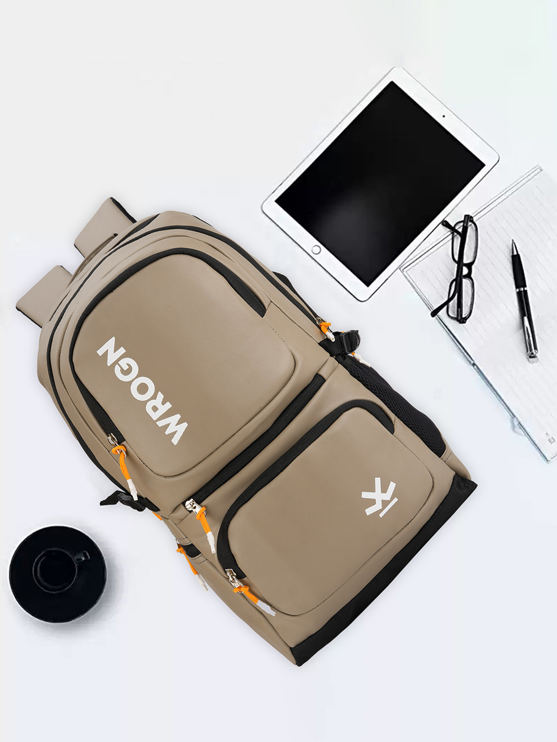 Image of WROGN Unisex Bag with rain cover Office /School /College /BusinessC-36L 36 L Laptop Backpack