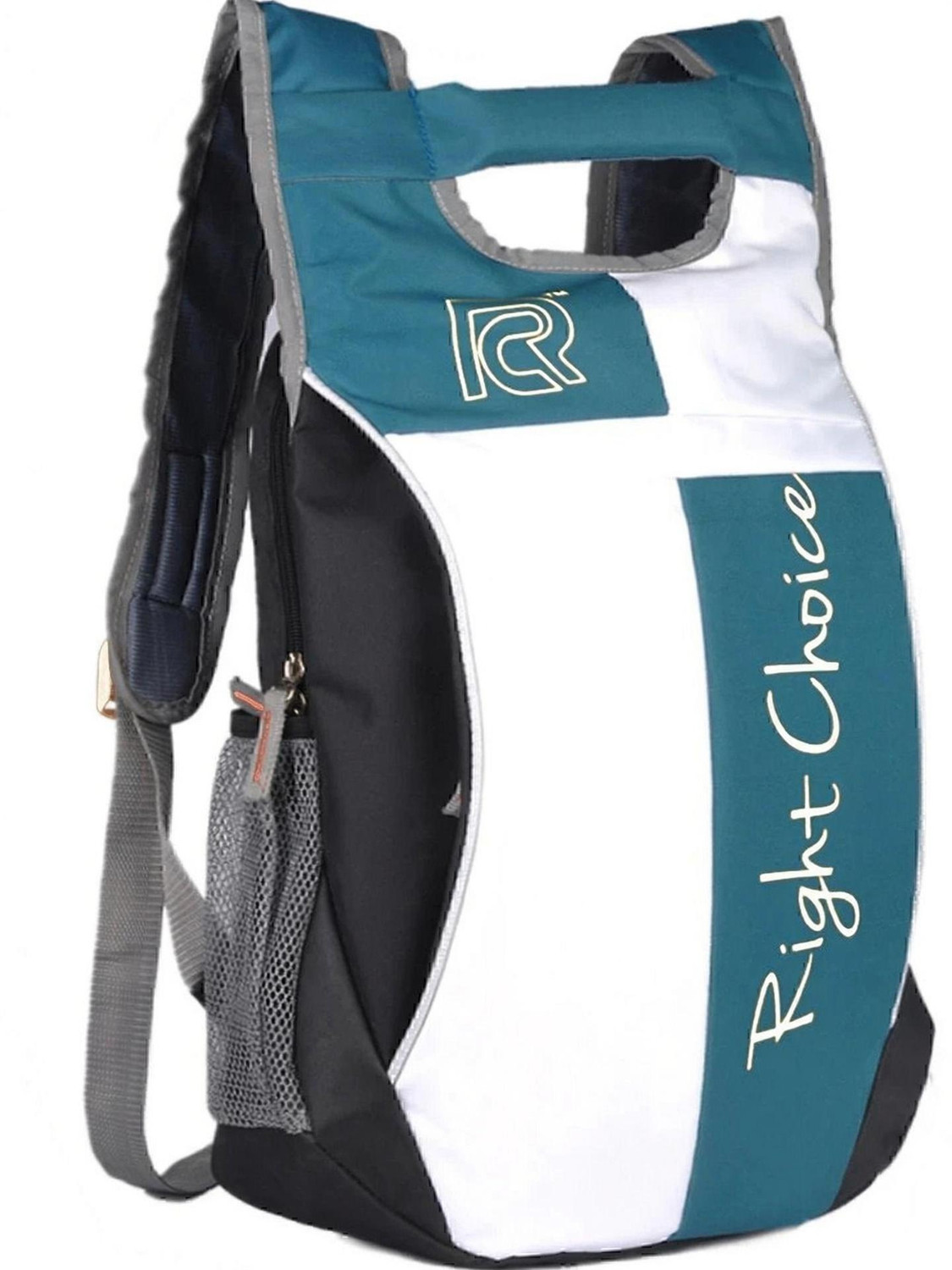 rightchoice (2235) BLACK SKY BLUE WHITE stylish tuff quality college school casual bag boy & girl 20 L Backpack