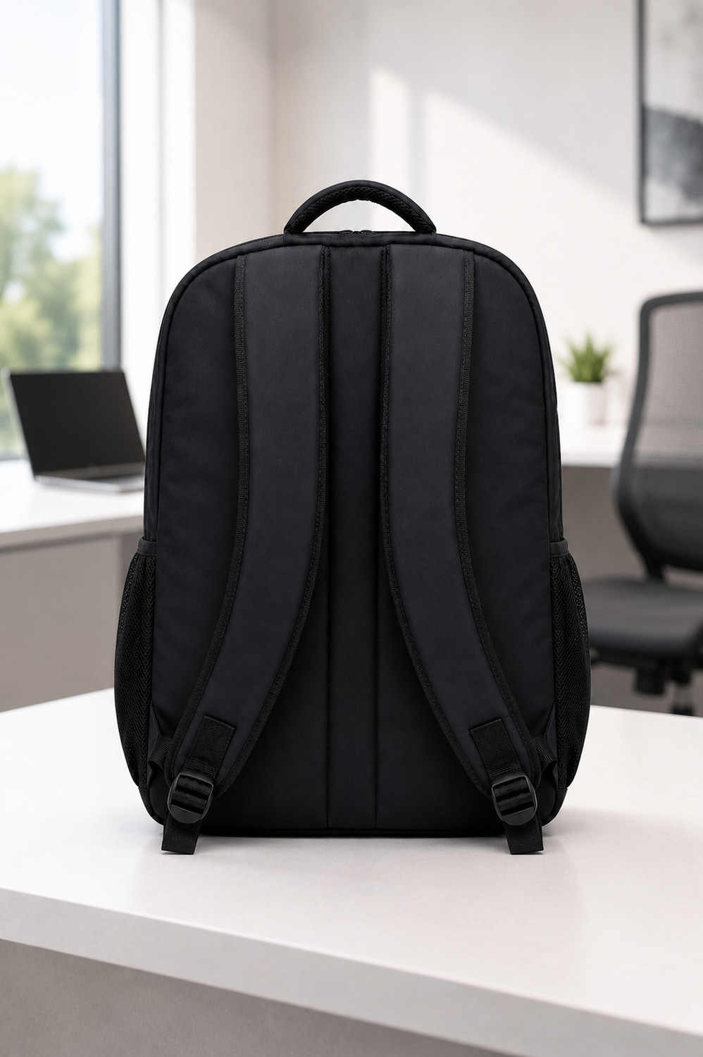 Image of bxon Medium 30 L Laptop Backpack 4 Compartments Laptop Backpack for Men & Women | Durable Daily Use Bag (Black)