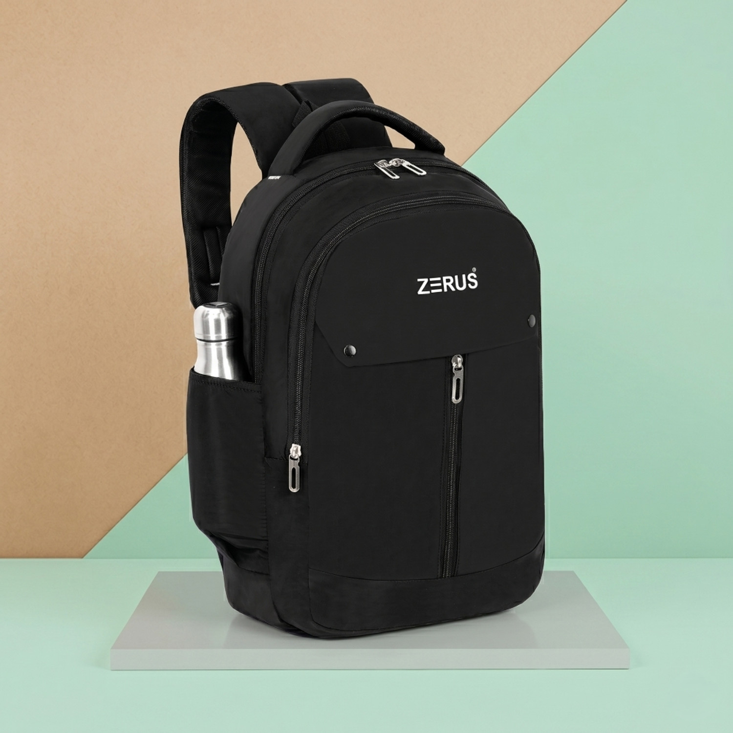 Image of bxon Medium 30 L Laptop Backpack 4 Compartments Laptop Backpack for Men & Women | Durable Daily Use Bag (Black)