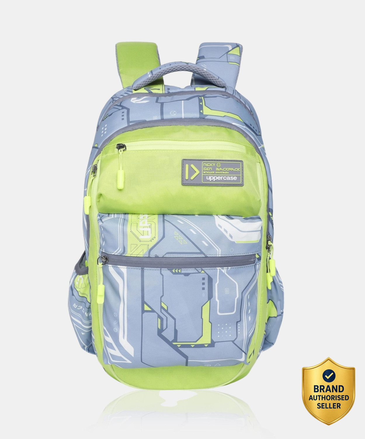 Uppercase Pixel 01 Grey Laptop Backpack – 35.88L, ₹1140