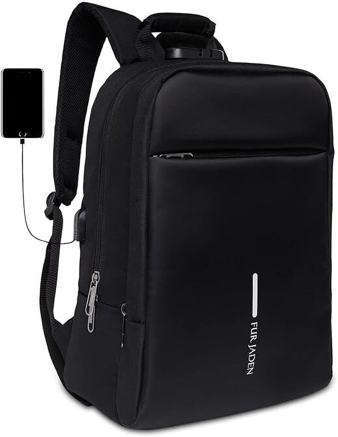 Image of MRSAYON Large 50 L Laptop Backpack for Men & Women with Anti Theft Number Lock & USB Charging Bag for Office Travel (Black)
