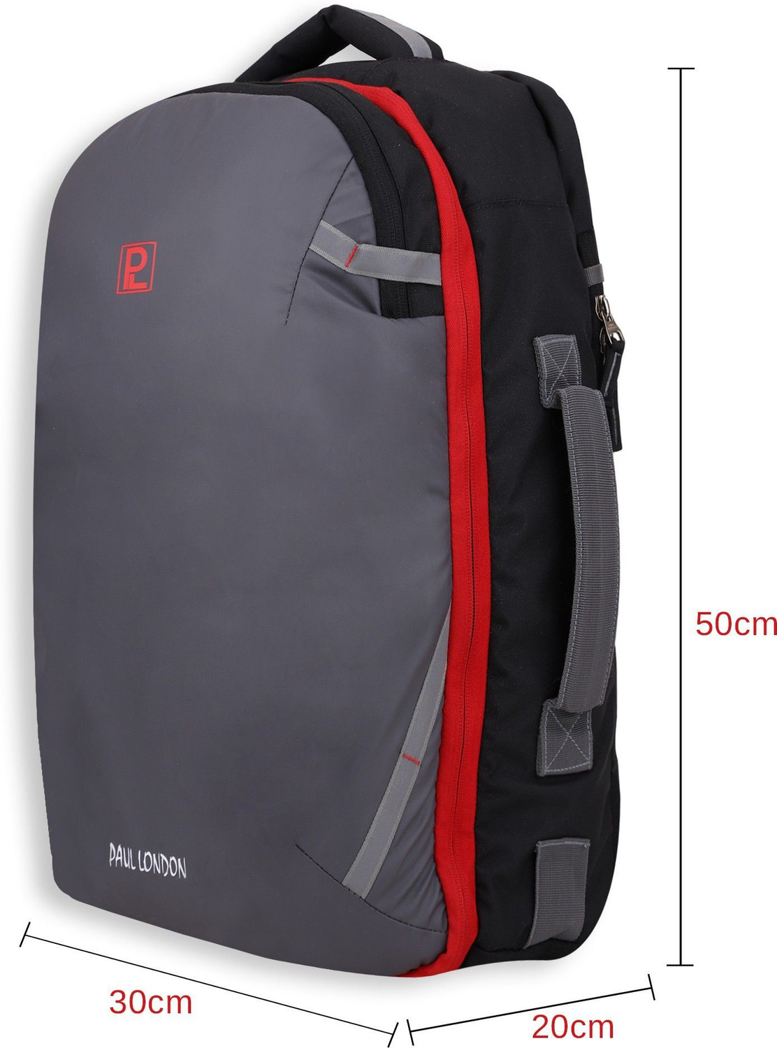 Image of Paul London Large 45 L Laptop Backpack Sonic (Grey)