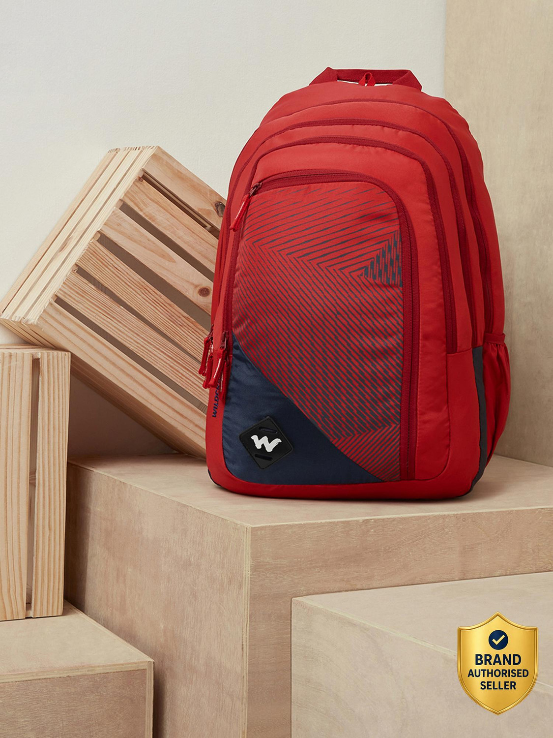 Large 40 L Backpack Colossal  (Red, Blue)