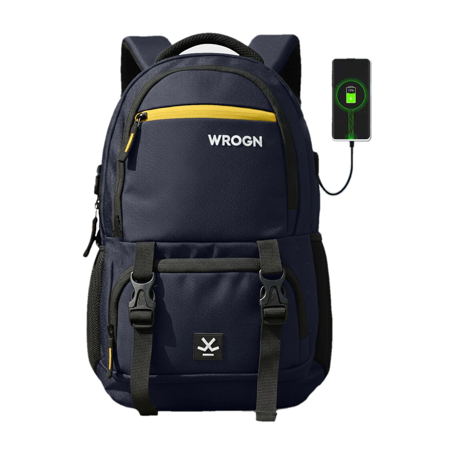 WROGN ASHPER Unisex Backpack with USB Port and Rain Cover 40 L Laptop Backpack