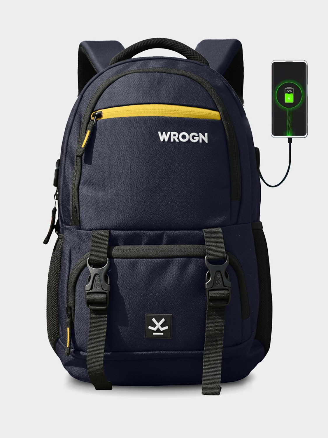 WROGN ASHPER 40L Backpack with USB & Rain Cover – ₹575