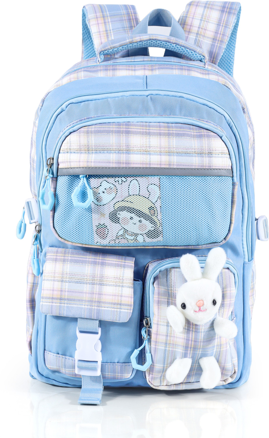 Image of 3D METRO SUPER STORE Medium 30 L Laptop Backpack 1710 BLUE BagSchool Bags Travel Bag, Picnic Bag 3 (Blue)