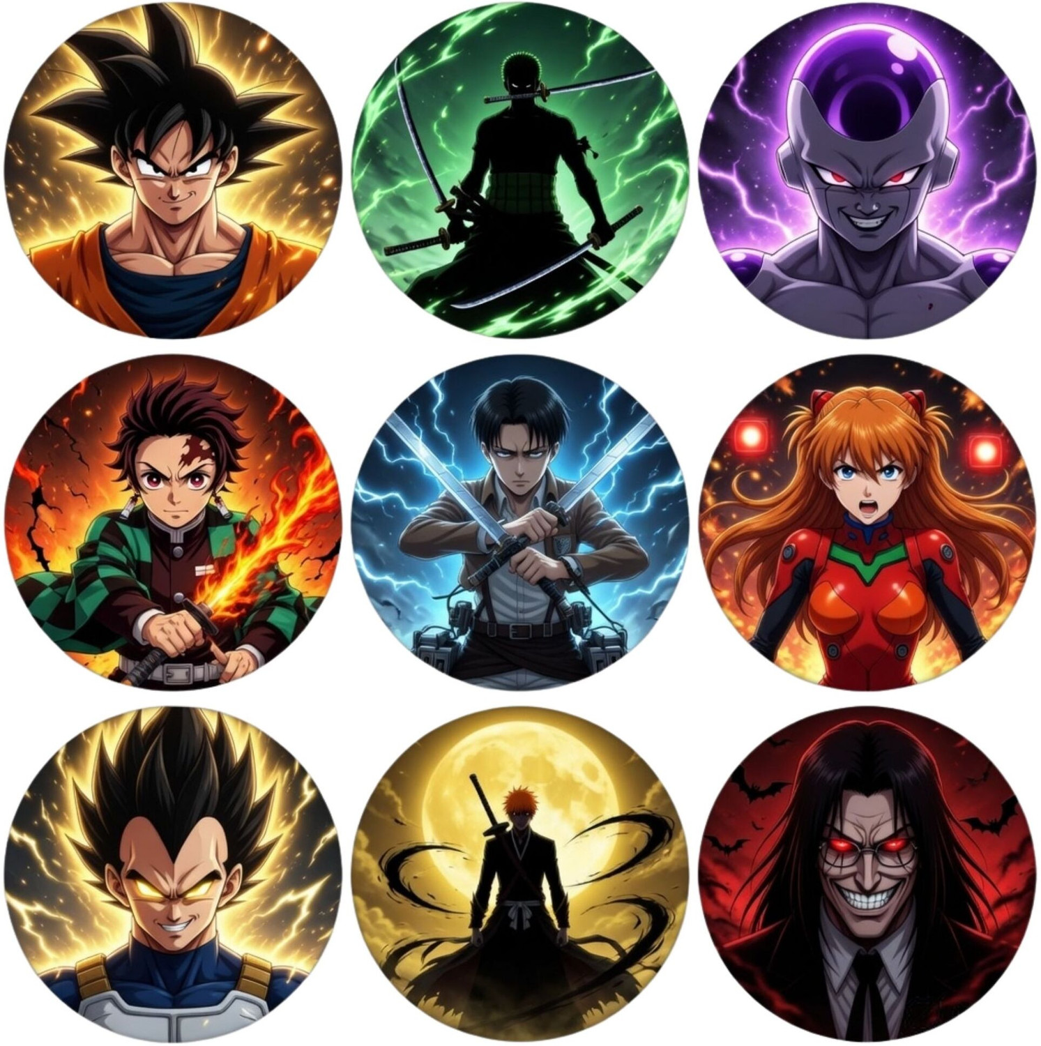 Image of Muscleape Anime Badge