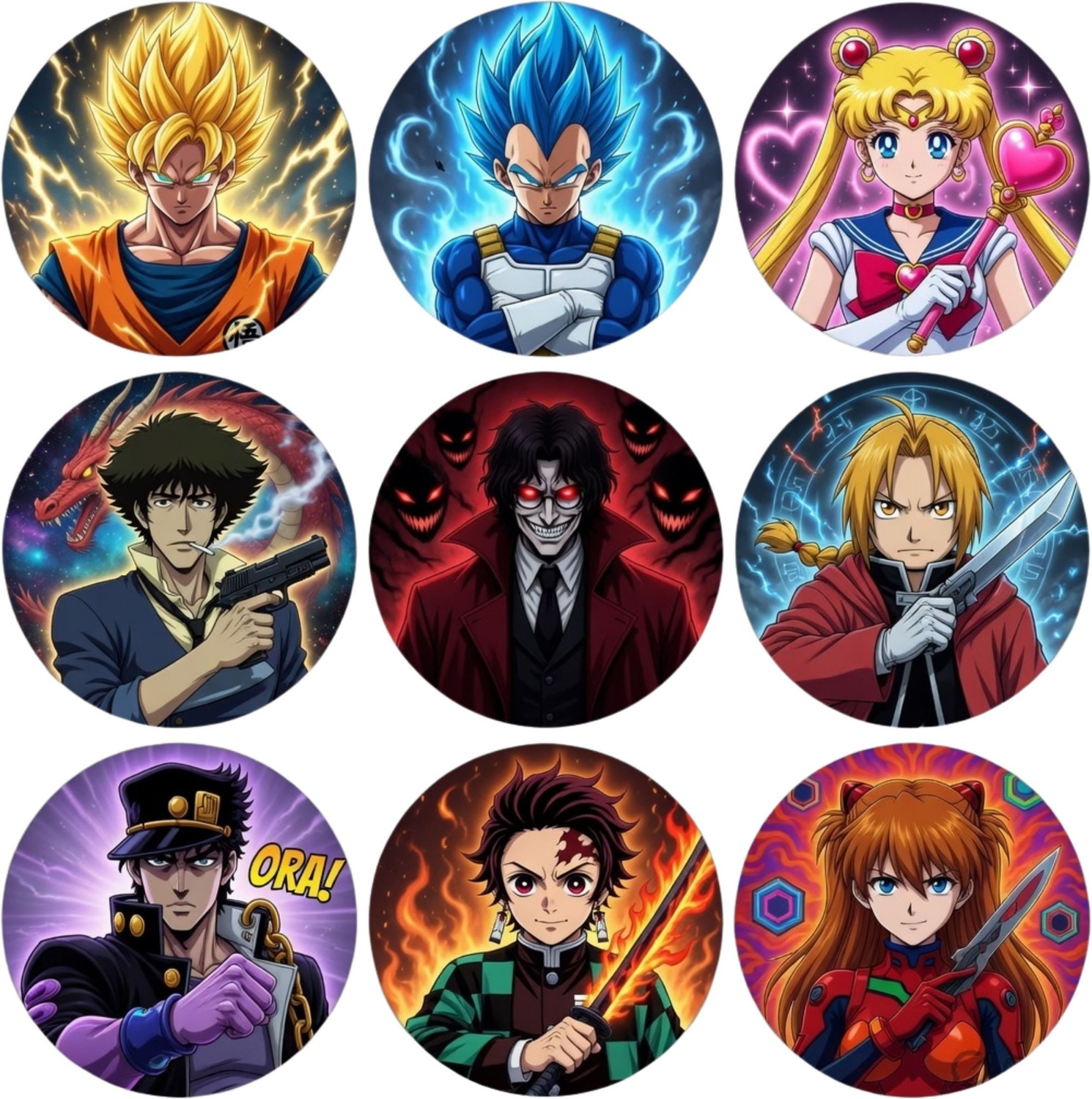 Image of Muscleape Anime Badge