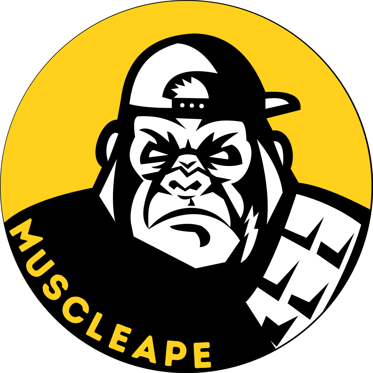 Image of Muscleape Anime Badge